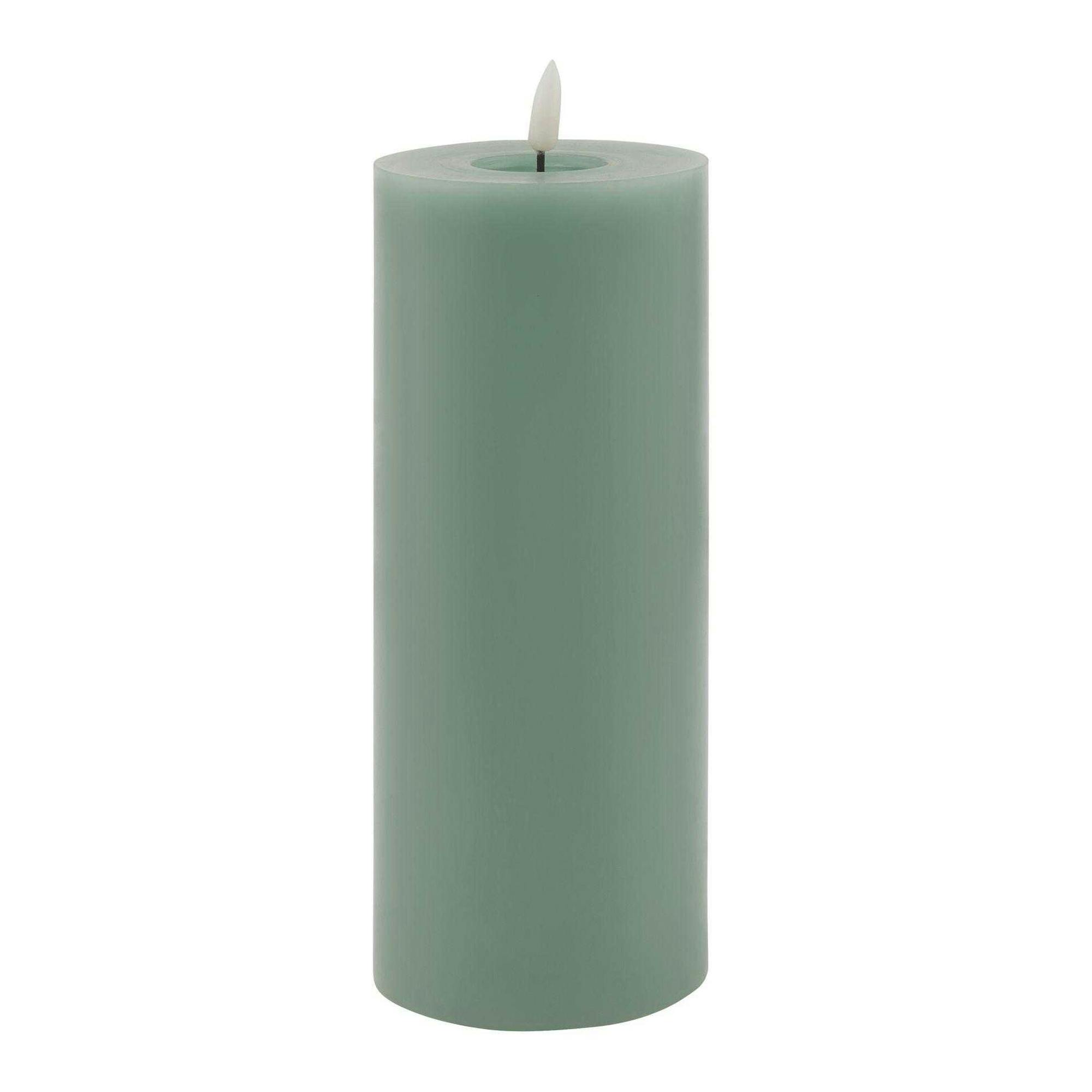 Hill Interiors Light Luxe Collection Melting Electric Candle - Sage - Sage - 15Cm X 8Cm X 8Cm - 100% Mixed