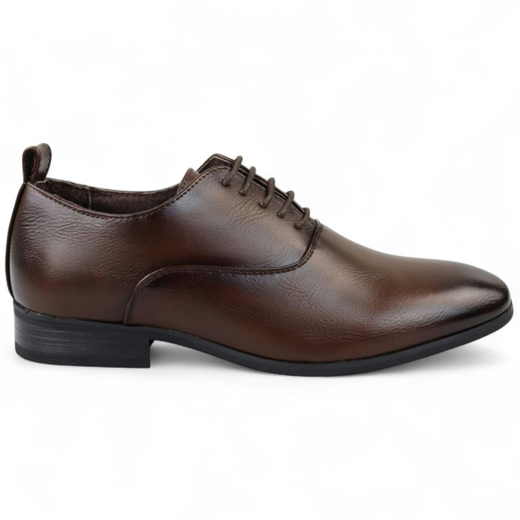 Dolcetto Men's Brown ’S Classic Lace Up Oxford Derby Shoes - Uk 12 | Eu 46 | Us 13