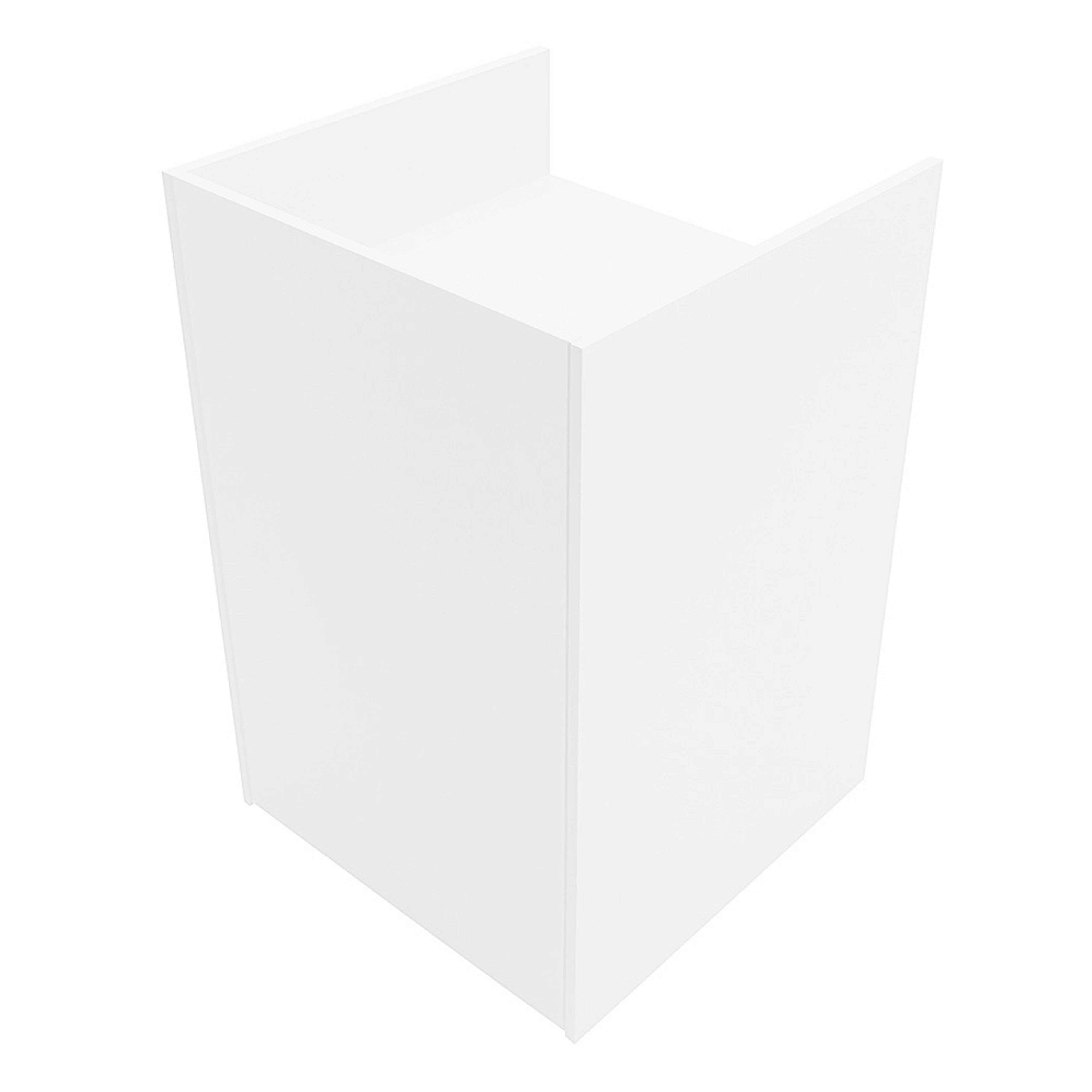 Rackhams White Shop Counter Till Block Tb60