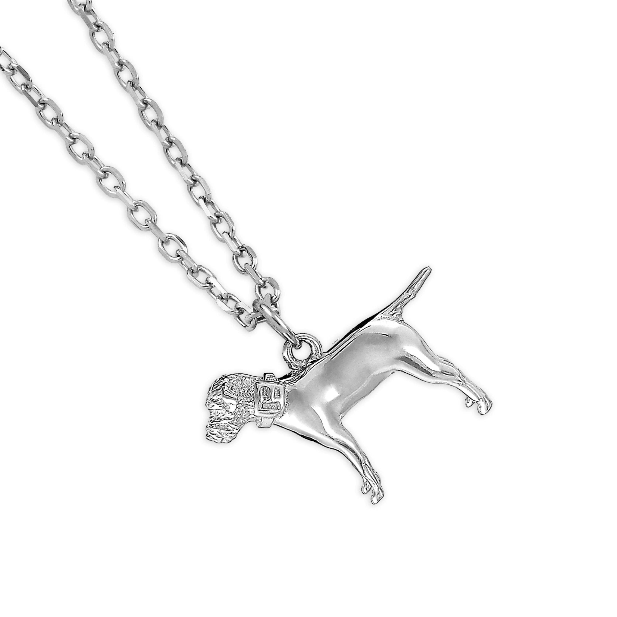 Mylee London Silver Border Terrier Necklace - Personalised - Yes