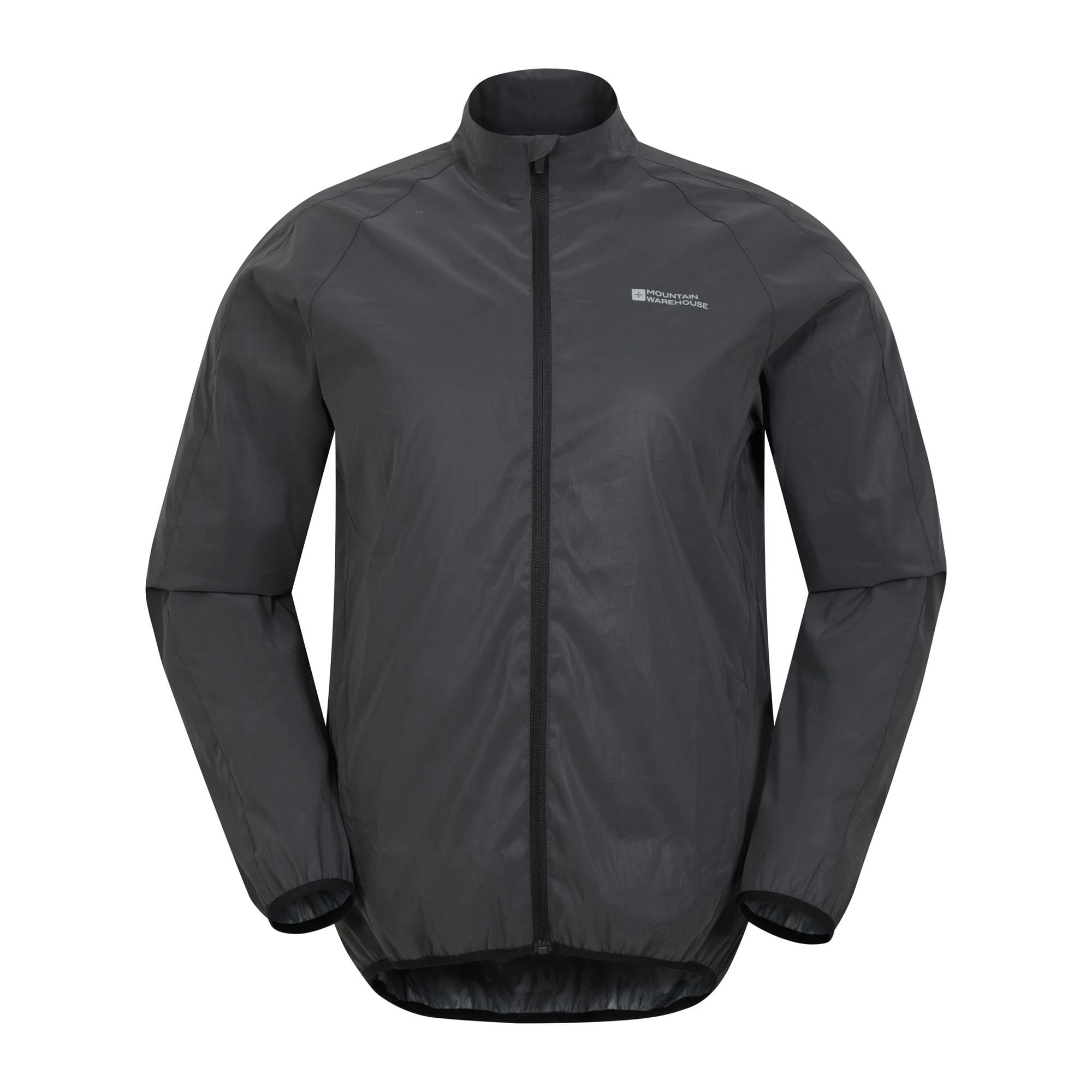 Mountain Warehouse Men's Black 360 Ii Reflective Jacket - 4XL - 100% Polyester