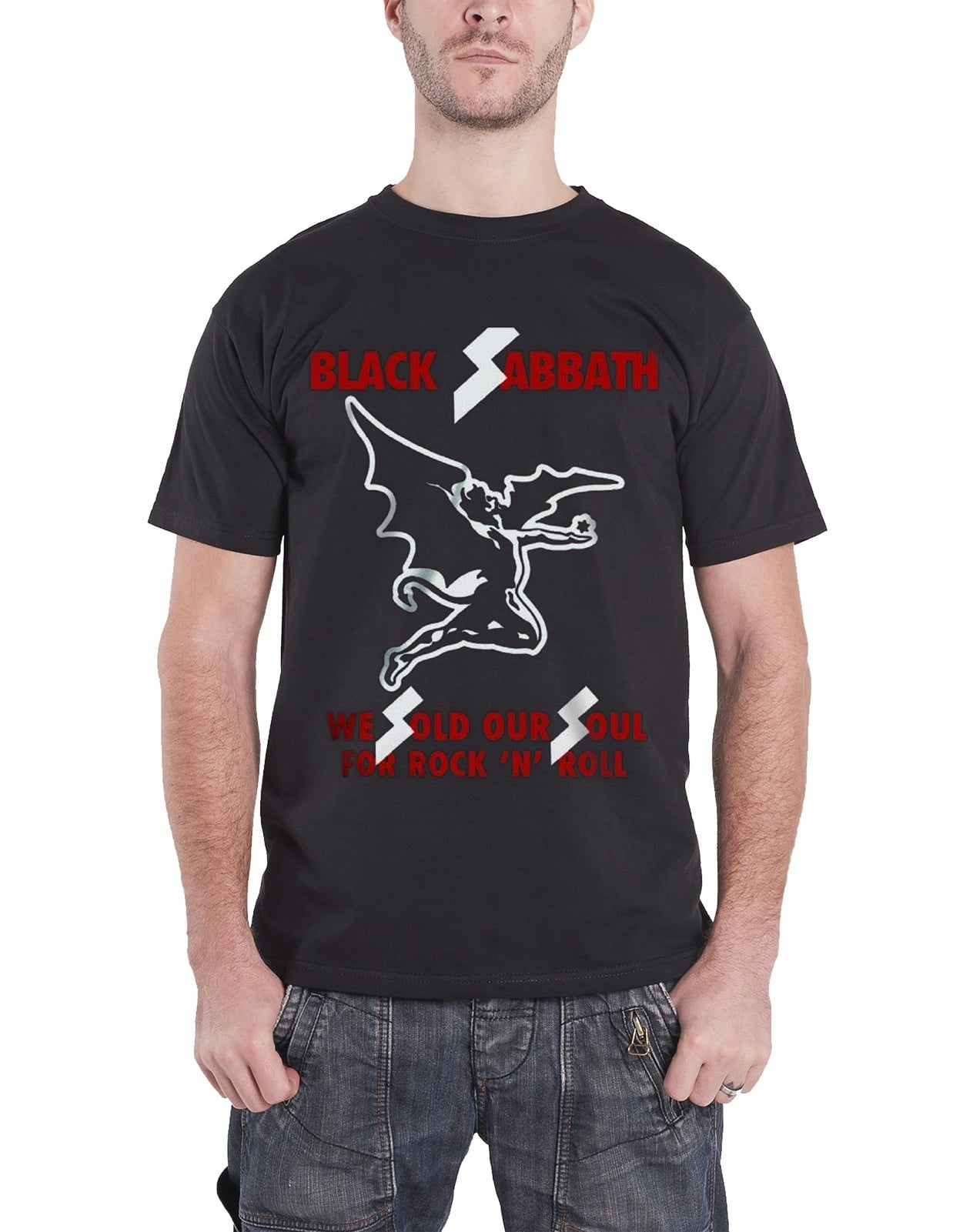 Paradiso Clothing Unisex Black Sabbath Sold Our Soul Demon T Shirt - Xl