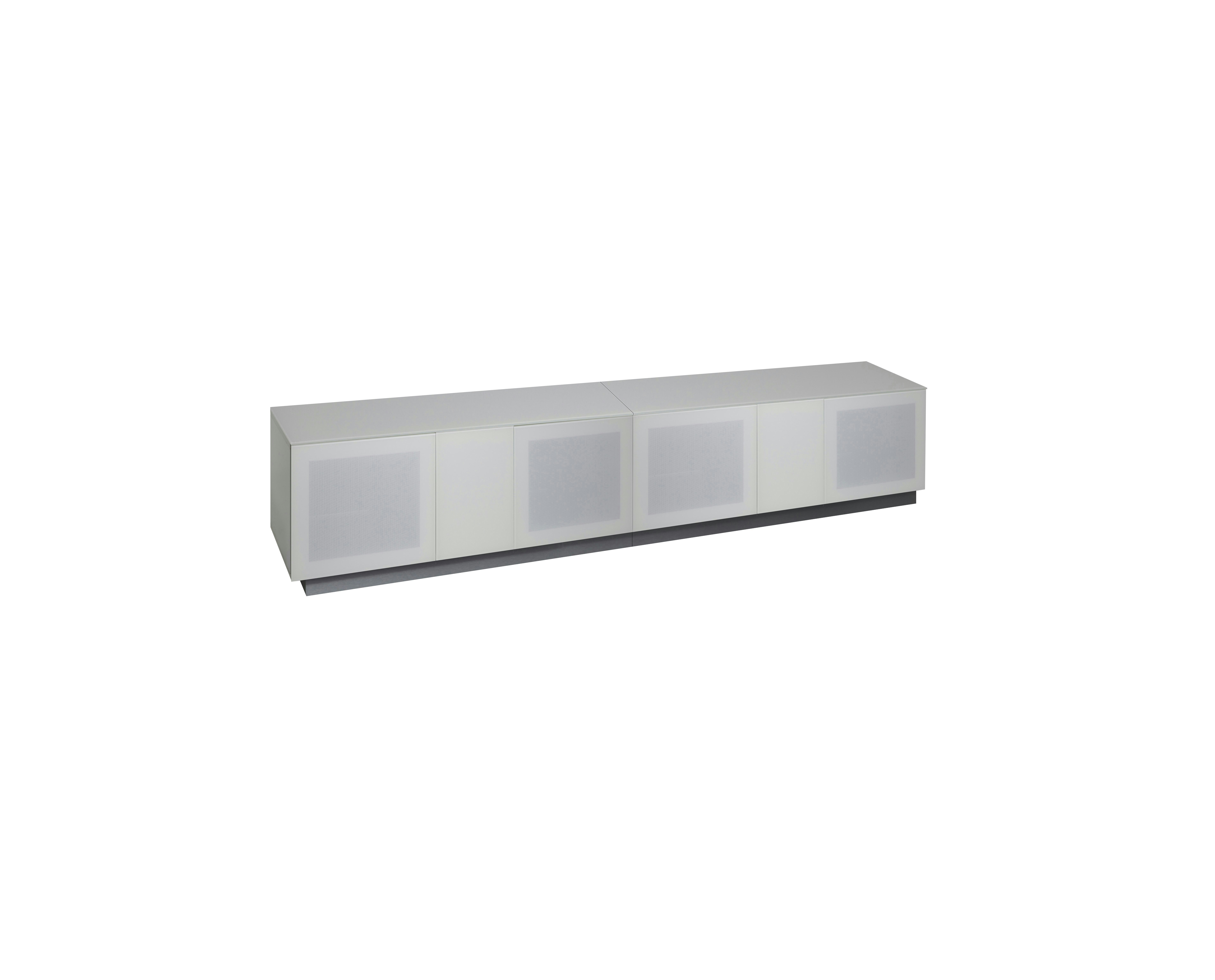 Photos - Mount/Stand Rackhams Alphason Element TV-Stand White, 2500mm - White