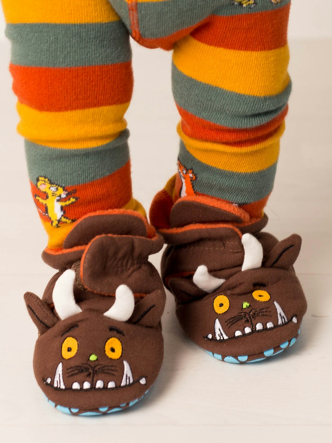 Blade & Rose Purple/Brown/Blue Gruffalo™ Outdoor Adventure Booties - Large (12-18 Months)
