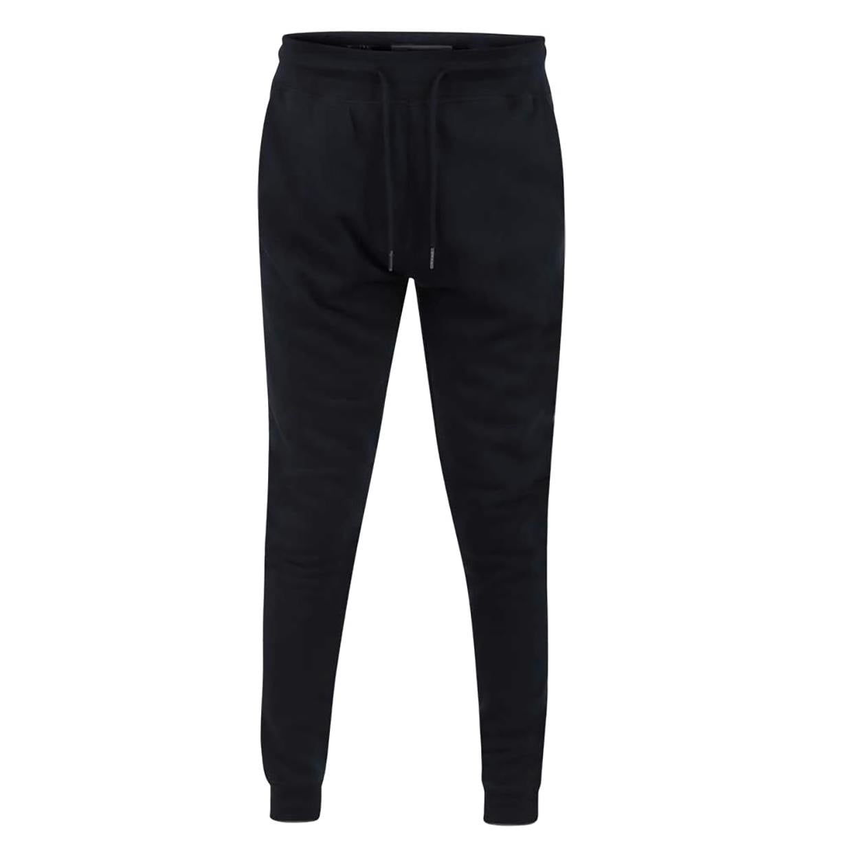 Duke Men's D555 Brandon Cuffed Kingsize Jogging Bottoms - Navy - 3XL - Navy - 60% Cotton/40% Polyester