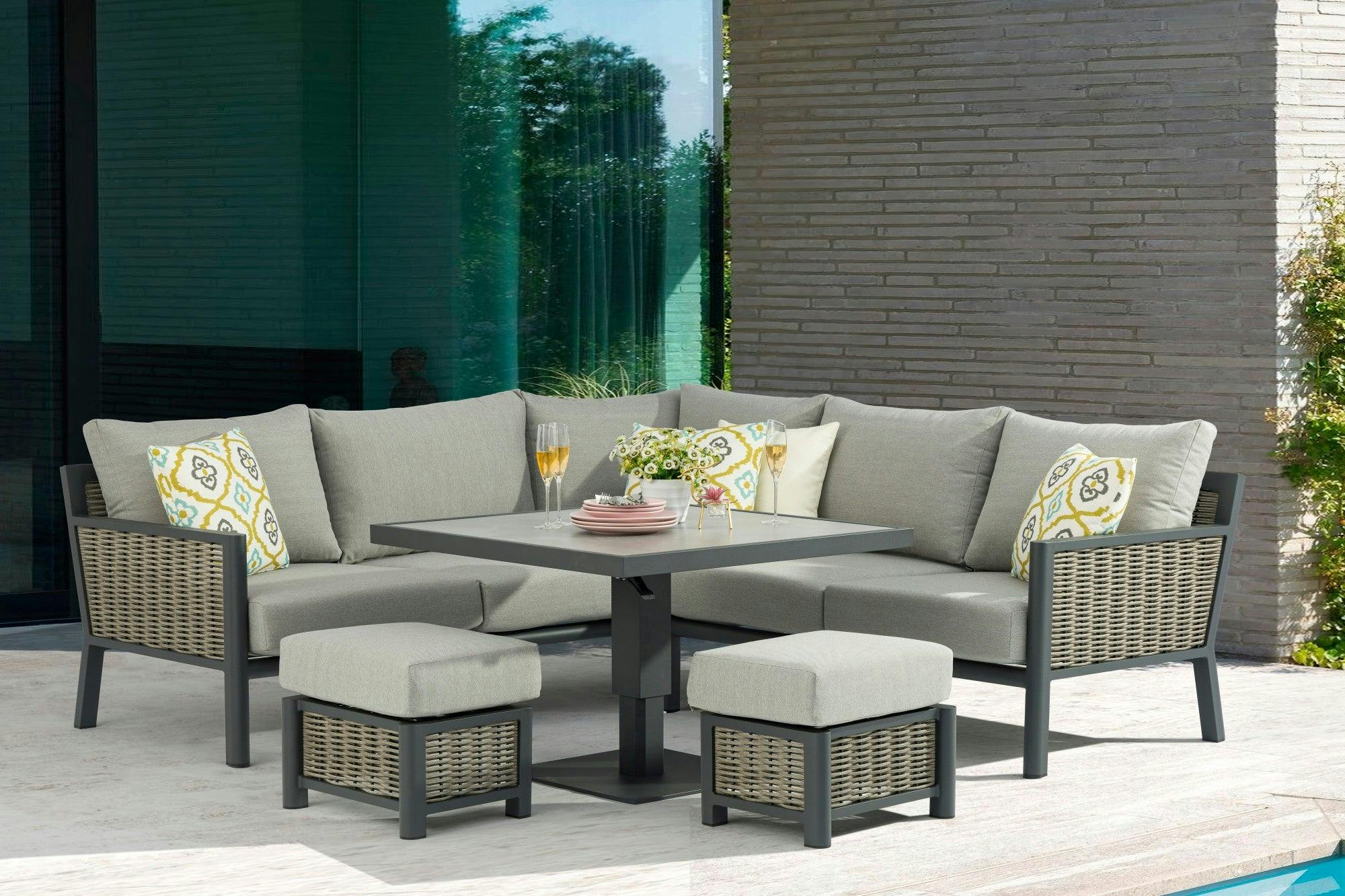 Glendale Abbey 6-Seater Corner Sofa Set | Premium Garden Furniture