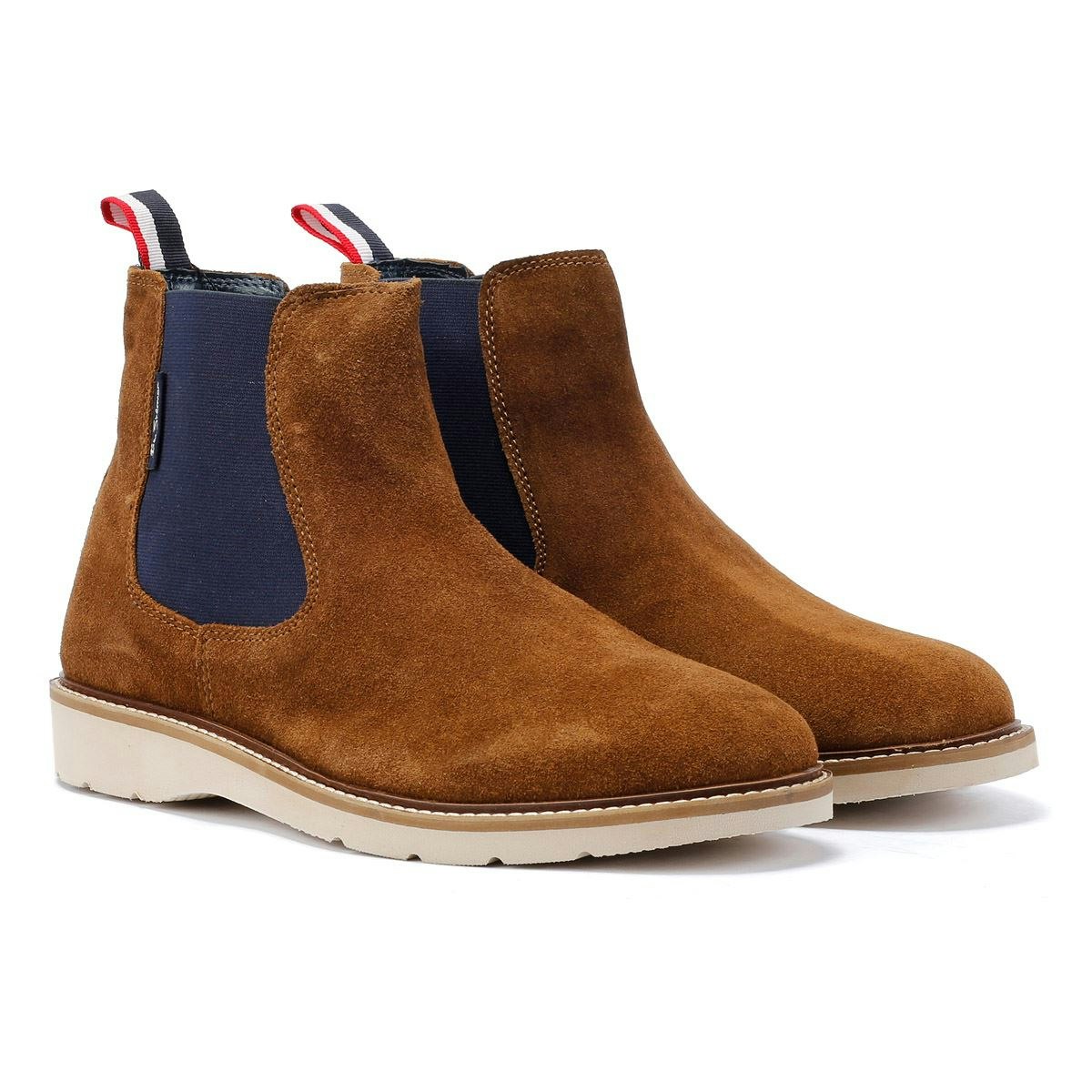 Ben Sherman Men's - Bs34634 Hampton Suede Chelsea Boots - Tan - Uk 9 / Eu 43 / Us 10