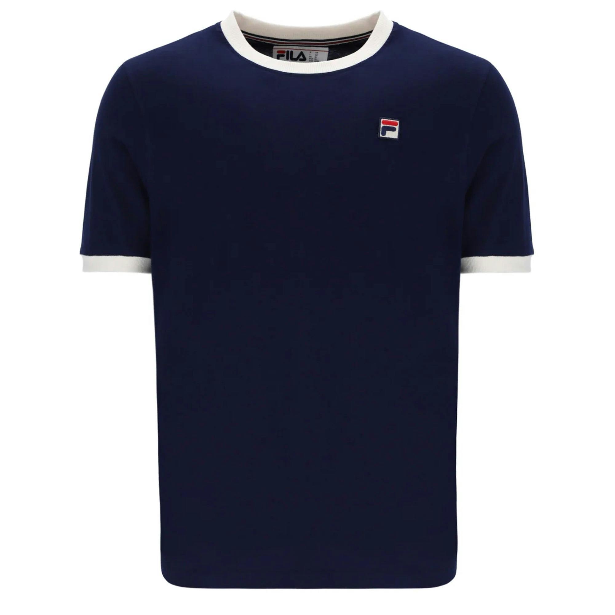 Fila White Marconi T-Shirt Navy/ - M