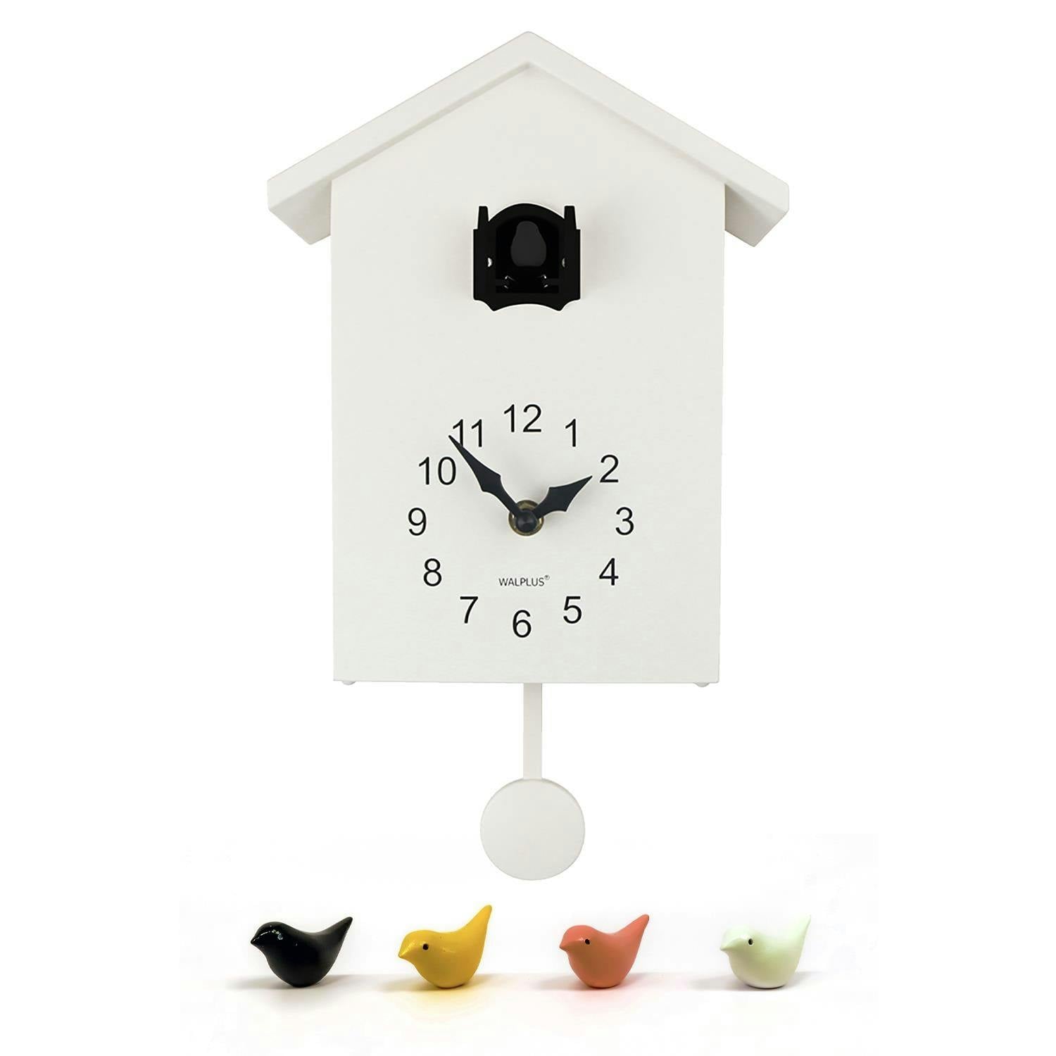 Walplus White/Black Wc2088 - Cuckoo Clock - Window