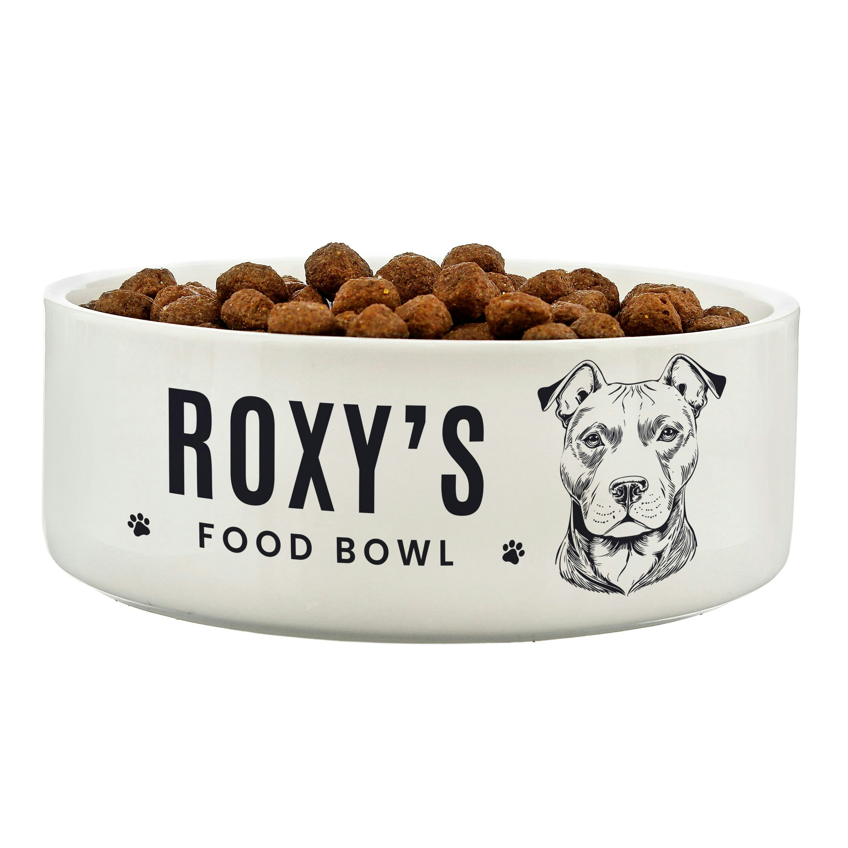 Personalised Memento Company Golden Personalised Dog Breed Feeding Bowl