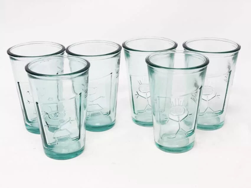 Verano Spanish Ceramics Boys Creative Entertaining - & Girl Together Decanter And Tumblers - Girl Tumbler Set Boy Girl Tumbler Set