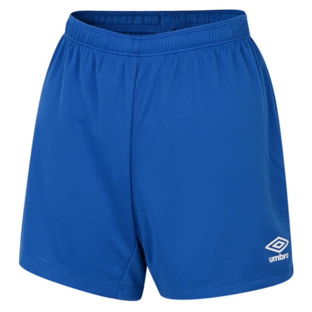 Umbro Women's Blue / Club Logo Shorts - Royal - Royal - M - 100% Polyester