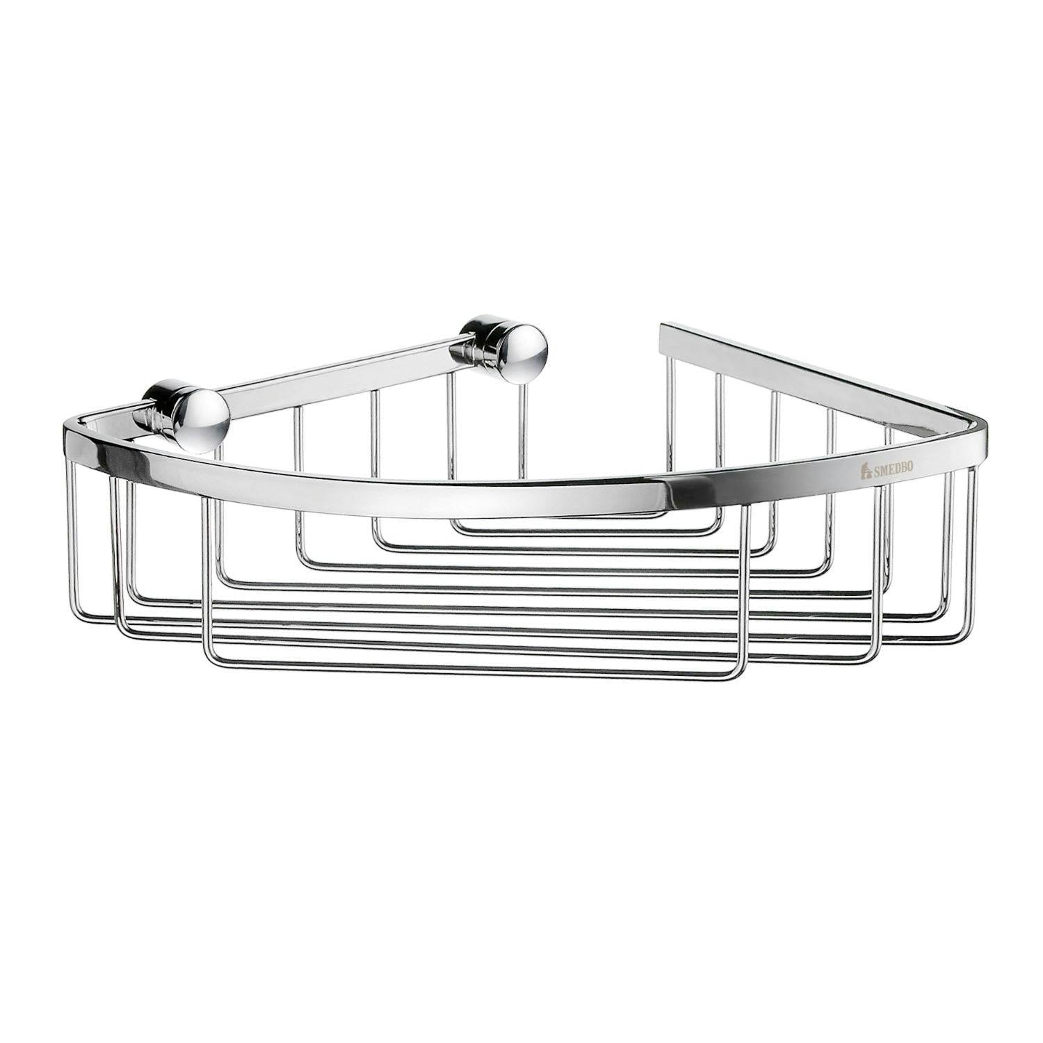 Smedbo Polished Chrome Corner Shower Basket