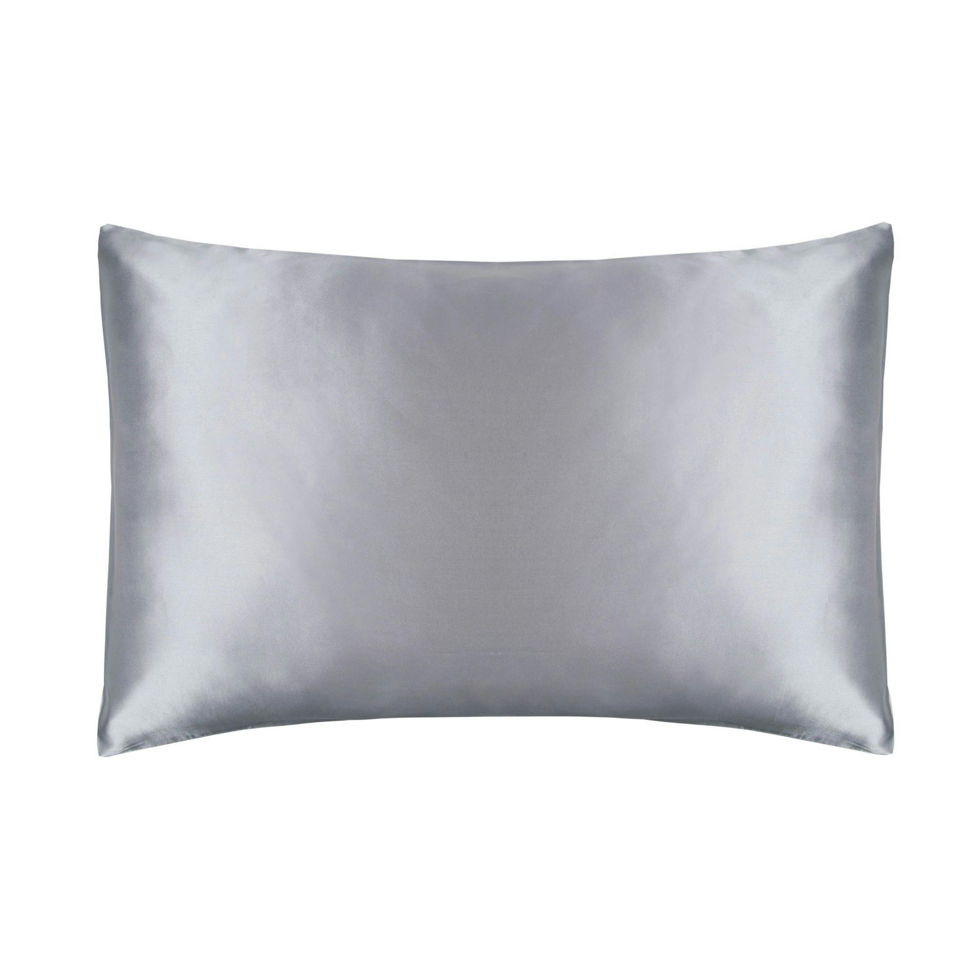 Belledorm 100% Mulberry Silk Pillowcase - Platinum - One Size - Platinum - 100% Silk