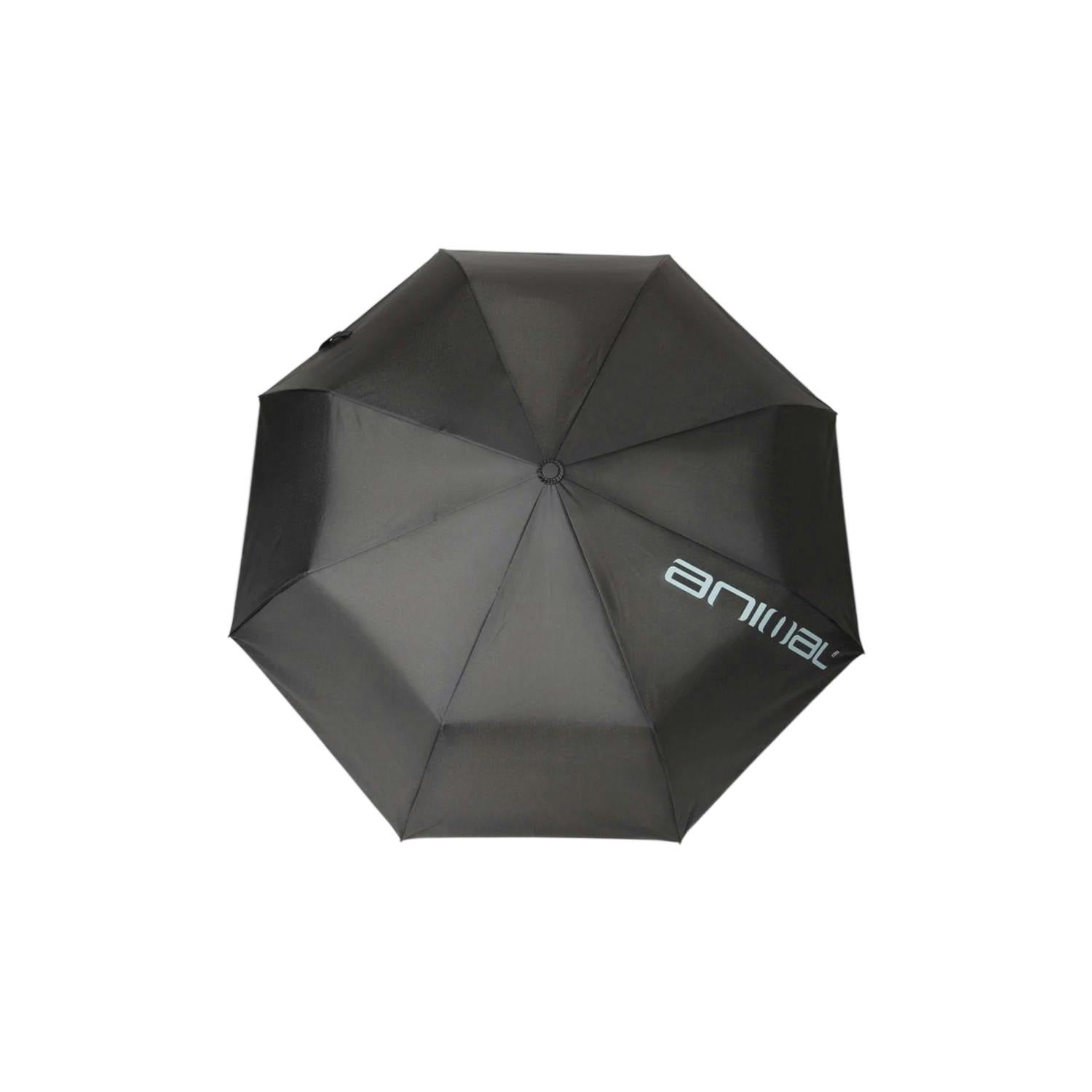 Animal Black Mini Automatic Folding Umbrella - One Size - 100% Polyester