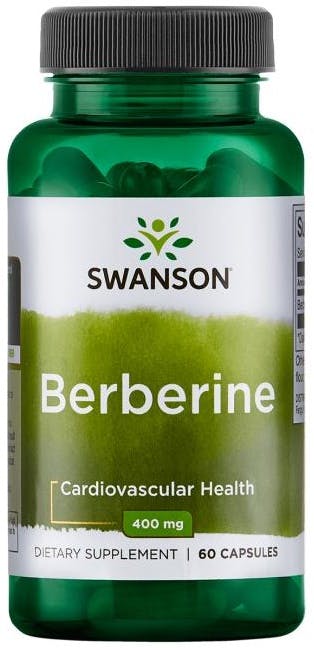 SWANSON Berberine Natural 60 Capsules Cardiovascular Health Support Supplement - Image 8