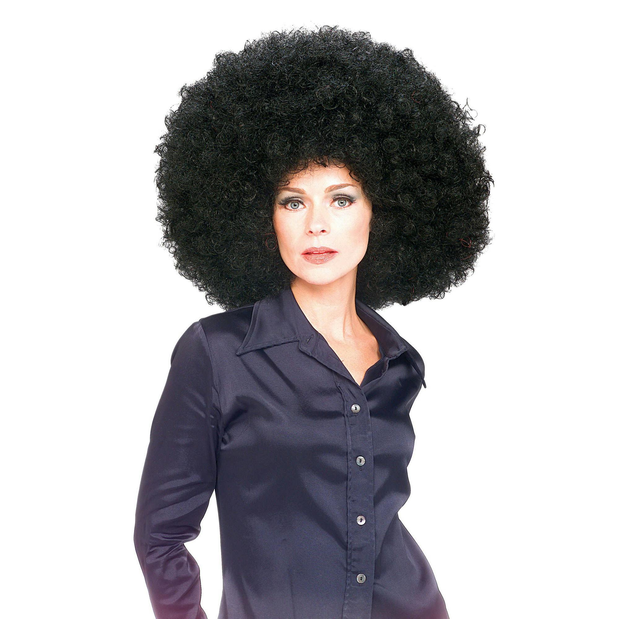 Bristol Novelty Unisex Black Adult Afro Oversized Wig - One Size