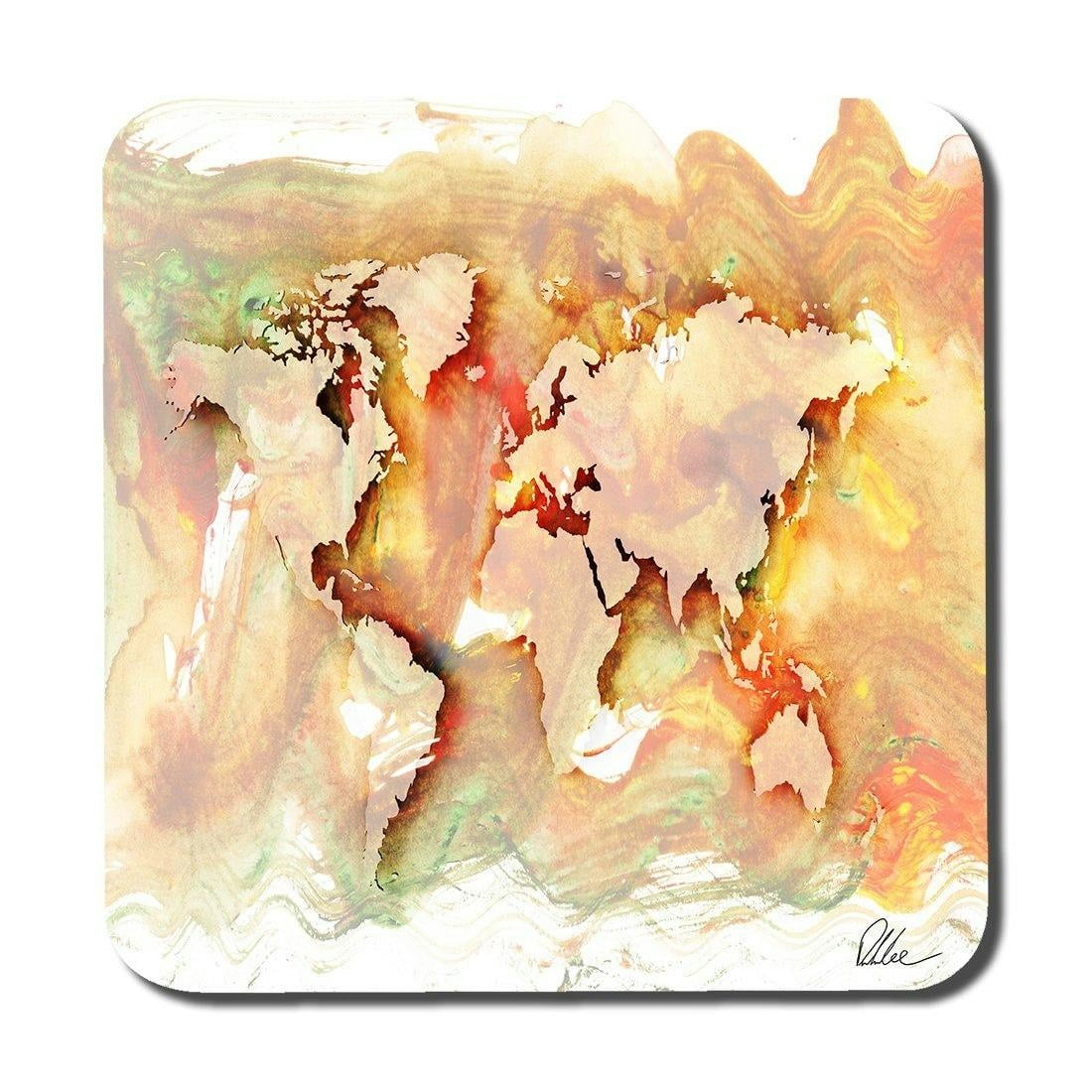 Benjamin Tate Design Orange World (Coaster)