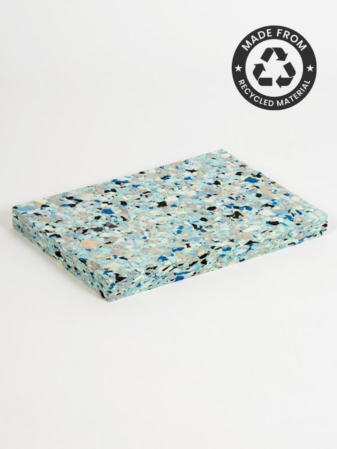 Yoga Studio 1 Inch Chip Foam Half Yoga Block (30 X 20 X 2.5Cm)