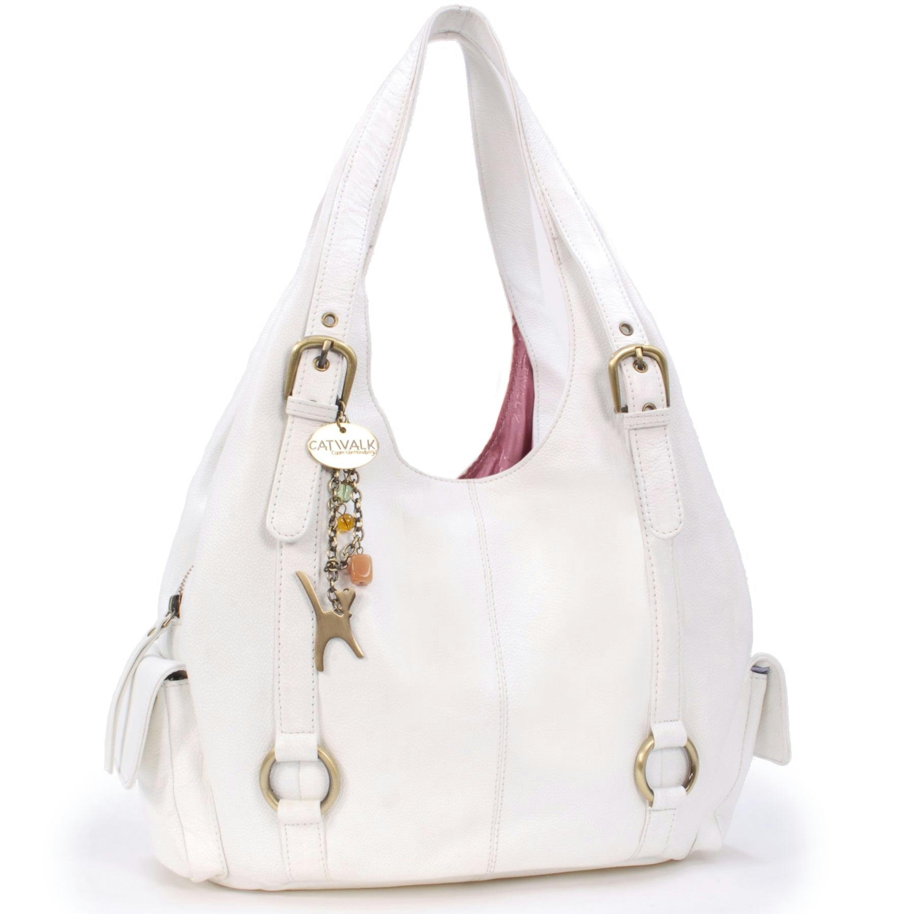 Catwalk Collection Handbags White Alex - Shoulder Bag