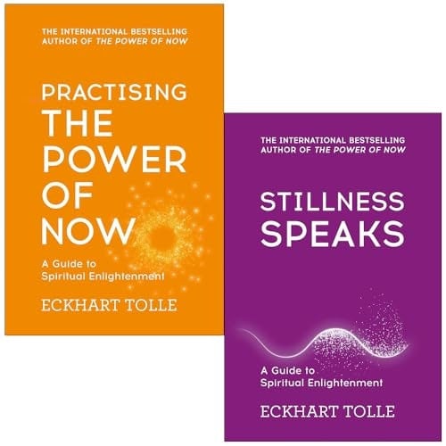 Yellow Kite Eckhart Tolle 2 Books Collection Set (Practising The Power Of Now And Stillness Speaks)