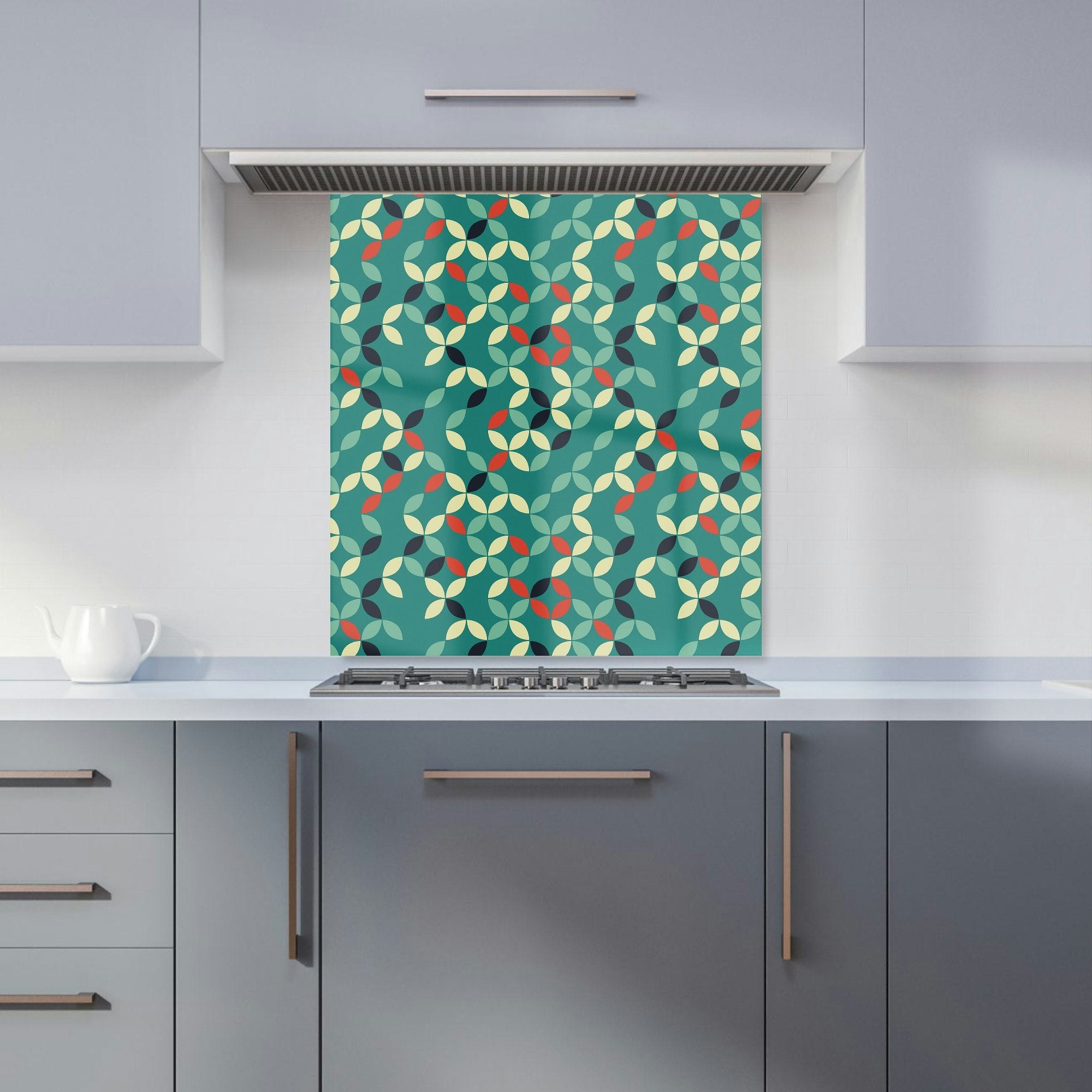 Warren Reed - Designer Geometric Pattern Design Kitchen Splashback - W700mm X H650mm
