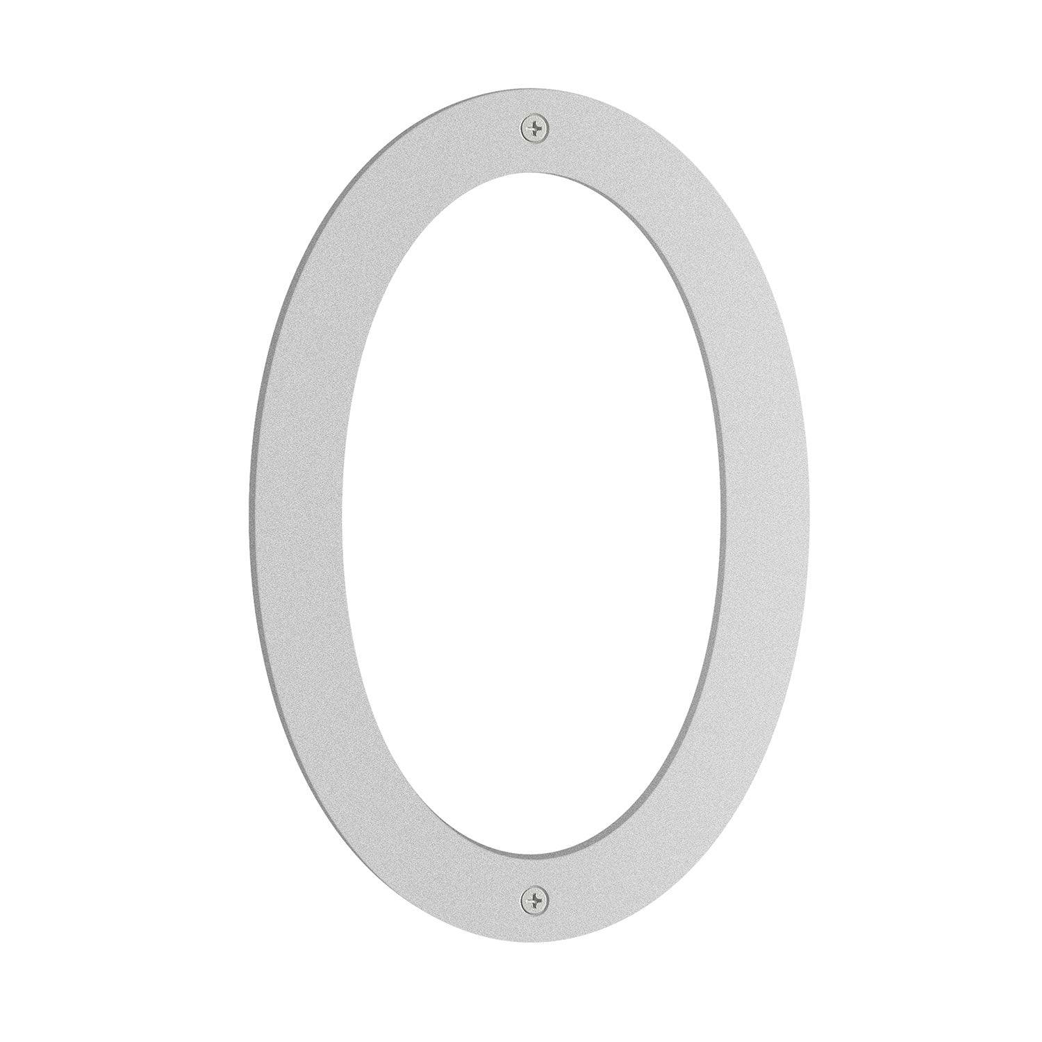 Rackhams Grey House Number 0 In Matt Nordic Series, Height 230 Mm.