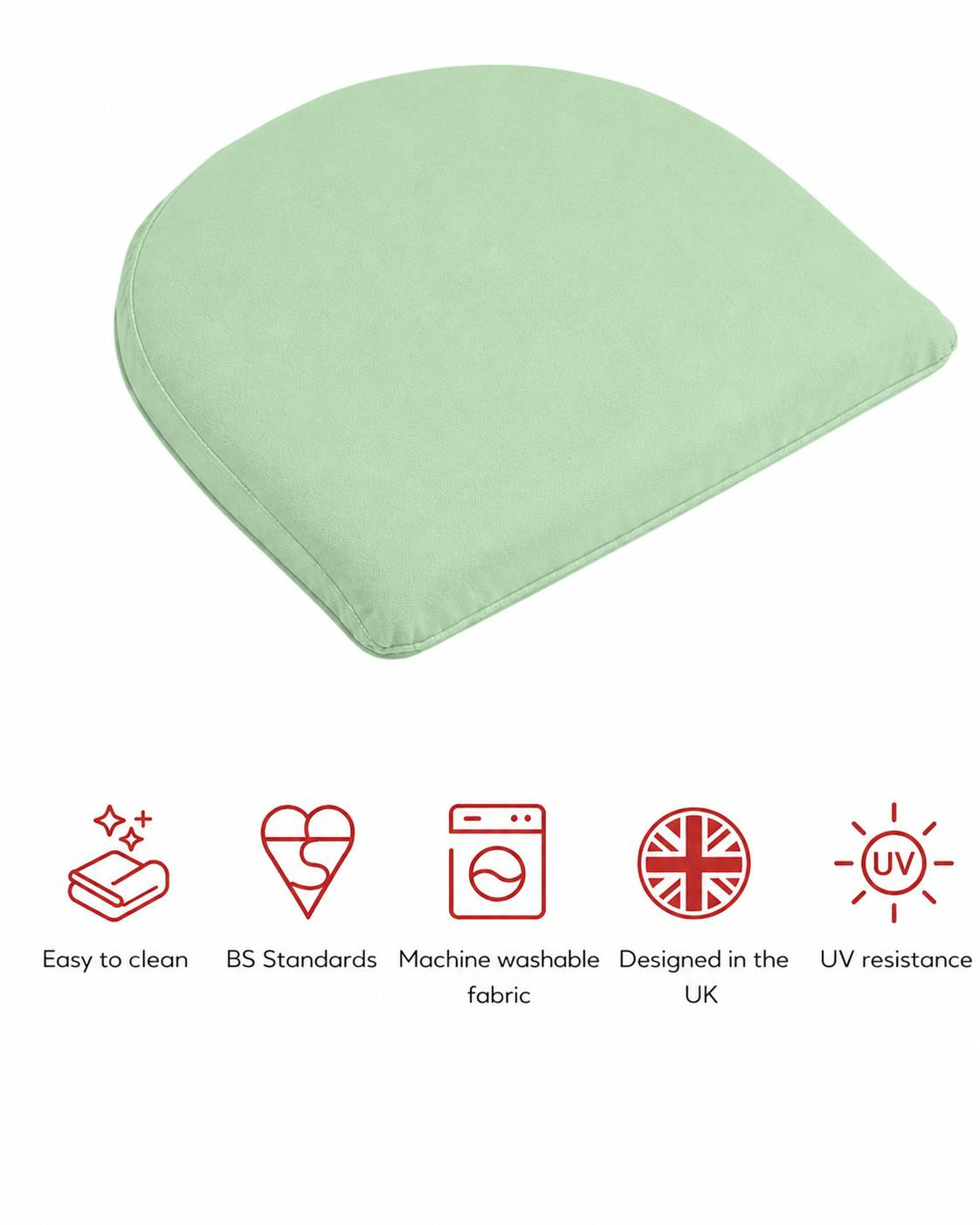 Glendale Sp Range D Pad Garden Cushions – Set Of 2 - Lime