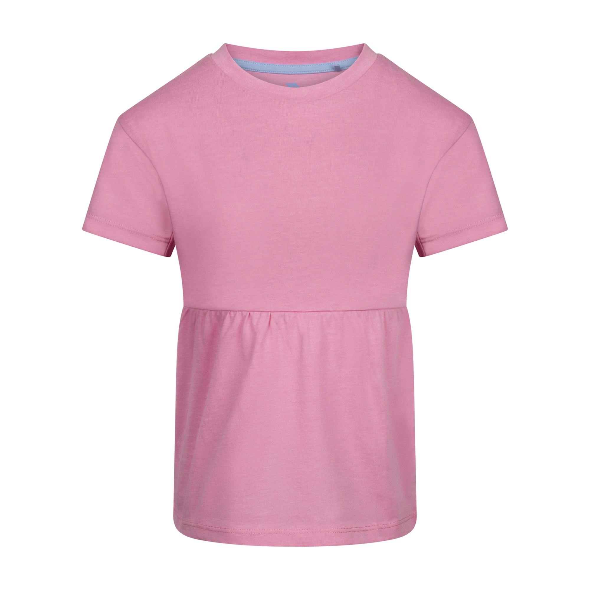 Trespass Girls Pink Maru Top - Sweet - Sweet - 5-6 Years - 60% Cotton/40% Polyester
