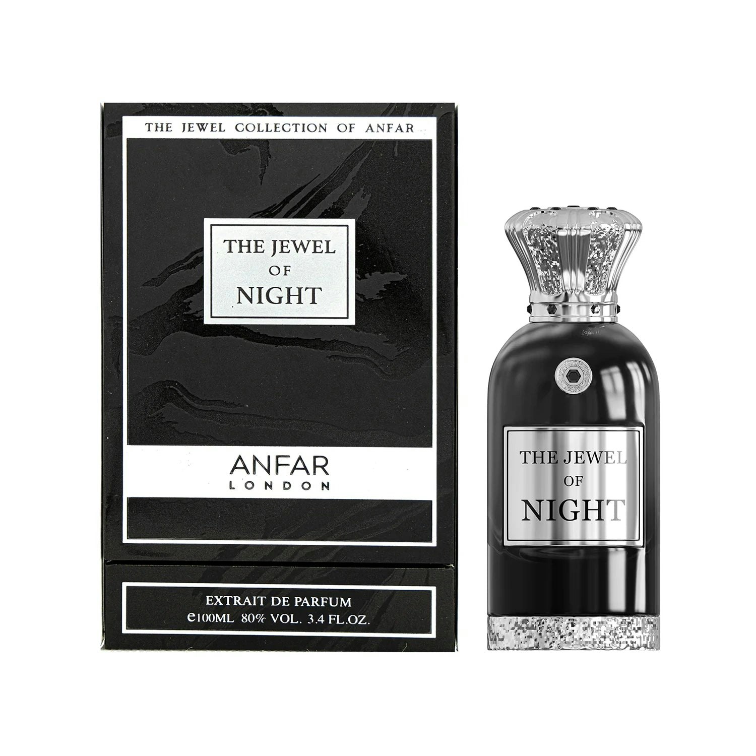 Anfar Unisex Dark/Black The Jewel Of Night 100Ml Extrait Perfume