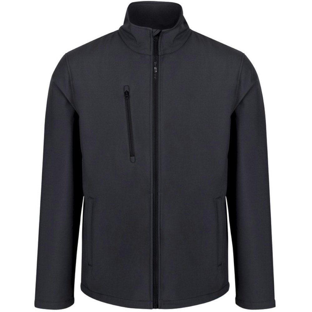 Regatta Men's Grey/Black Professional Ablaze Three Layer Soft Shell Jacket - Seal - Seal - 3XL
