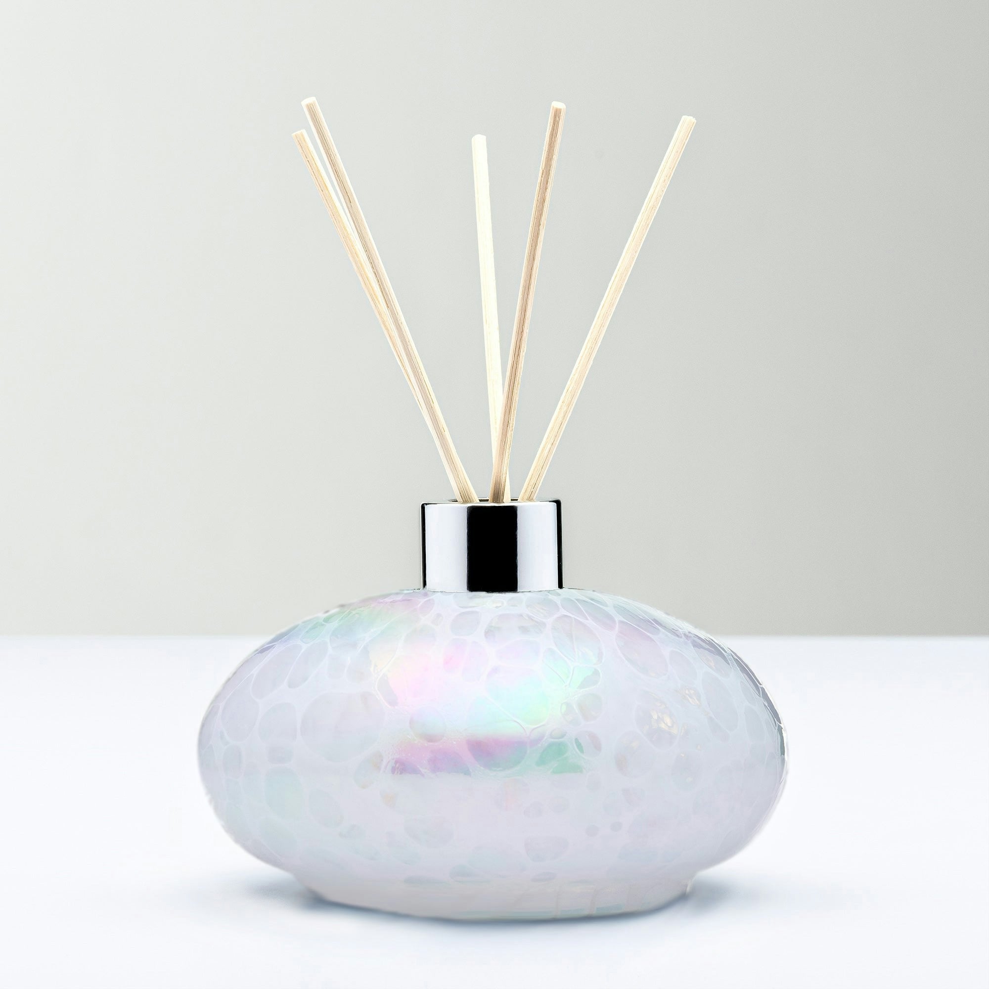 Sienna Glass White Reed Diffuser - Oval