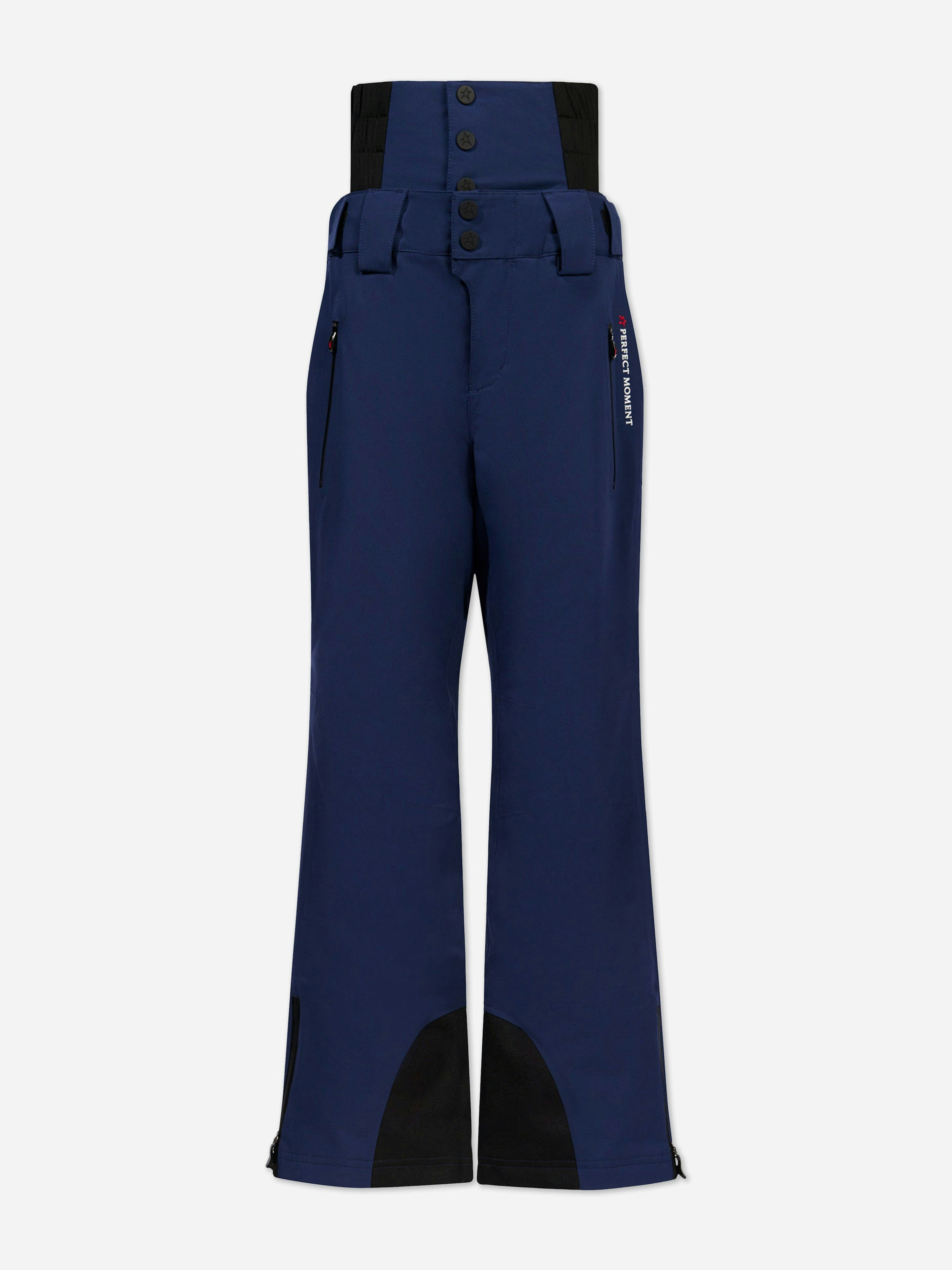 Perfect Moment Boys Blue Kids Chamonix Ski Pants In Navy - 8 Yrs