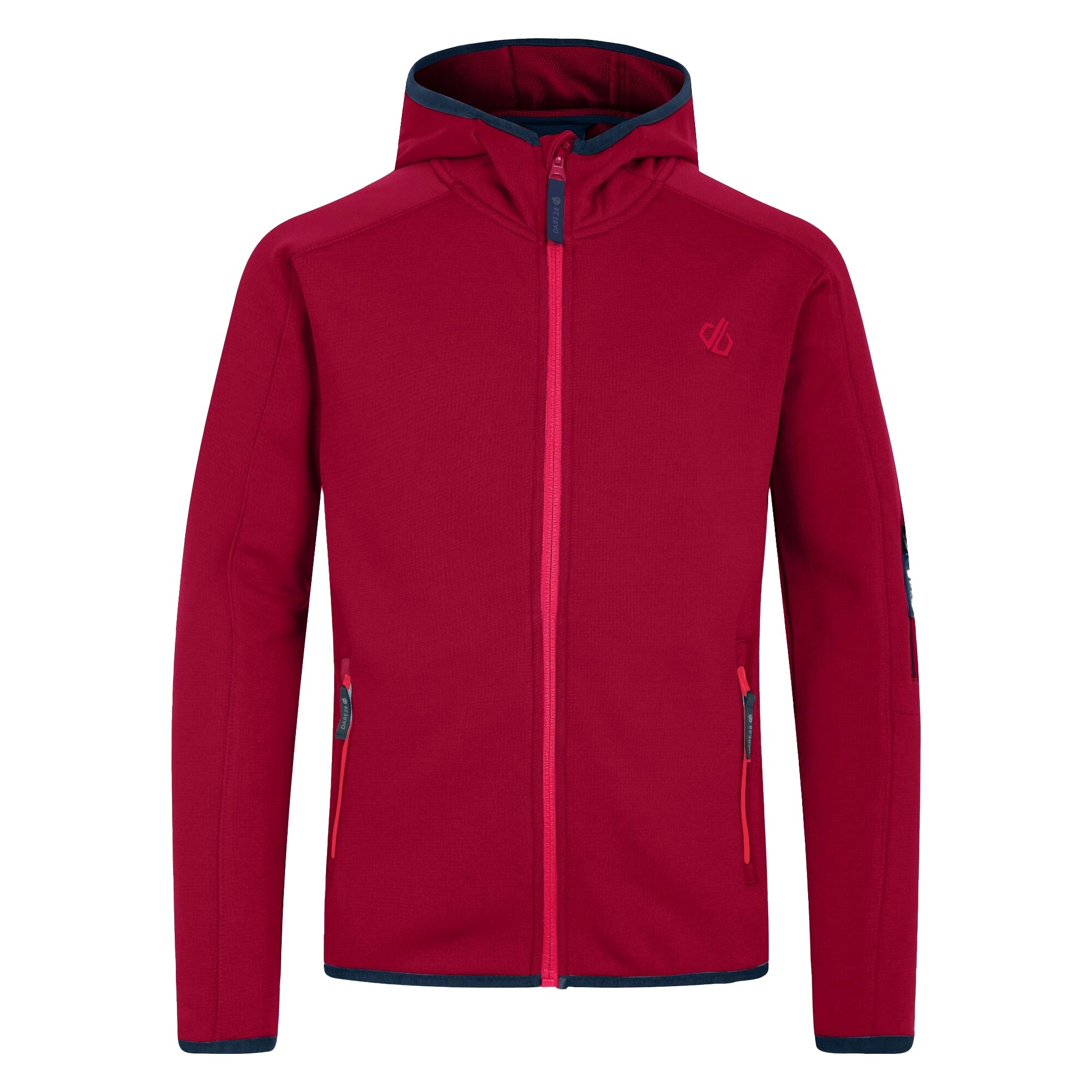 Dare 2B Childrens/Kids Explore Marl Fleece Jacket - Beetroot - Beetroot Size 13 Years