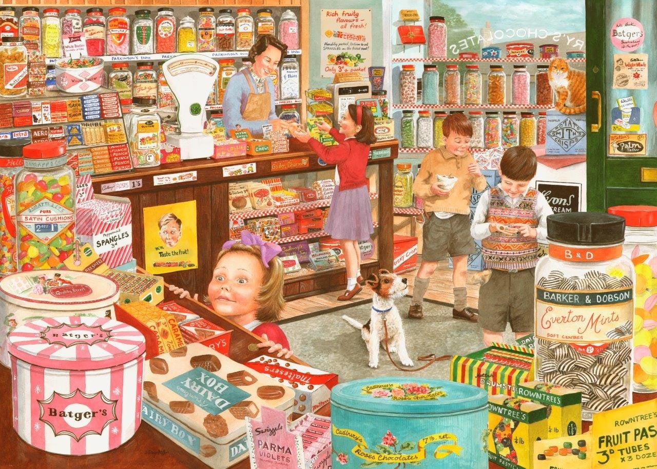 The House Of Puzzles Thrupenny Bits - Big 500 Piece Jigsaw Puzzle