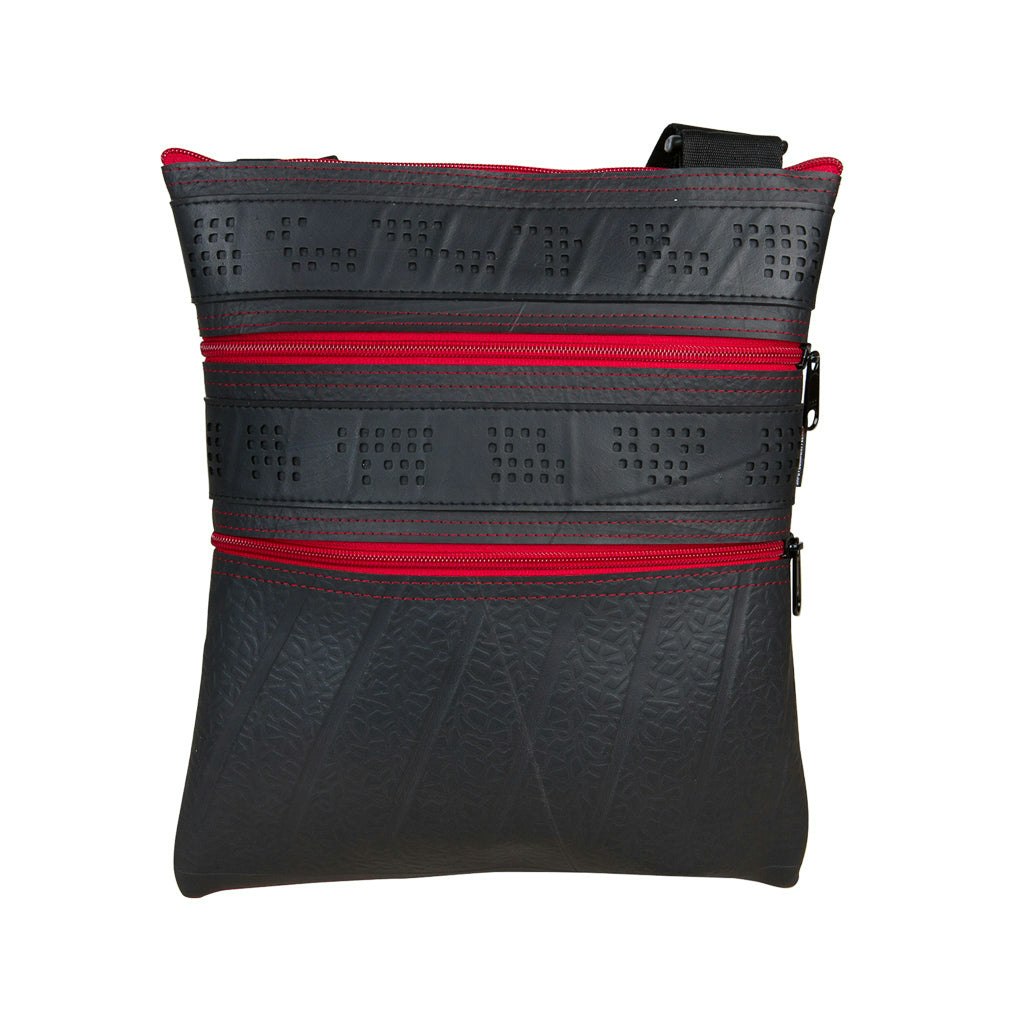 Paguro Red Maggie Special Recycled Rubber Vegan Handbag