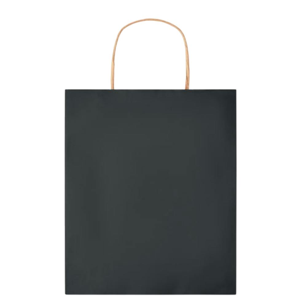 Midocean Black Paper Tone Paper Gift Bag - 32Cm X 25Cm X 11Cm
