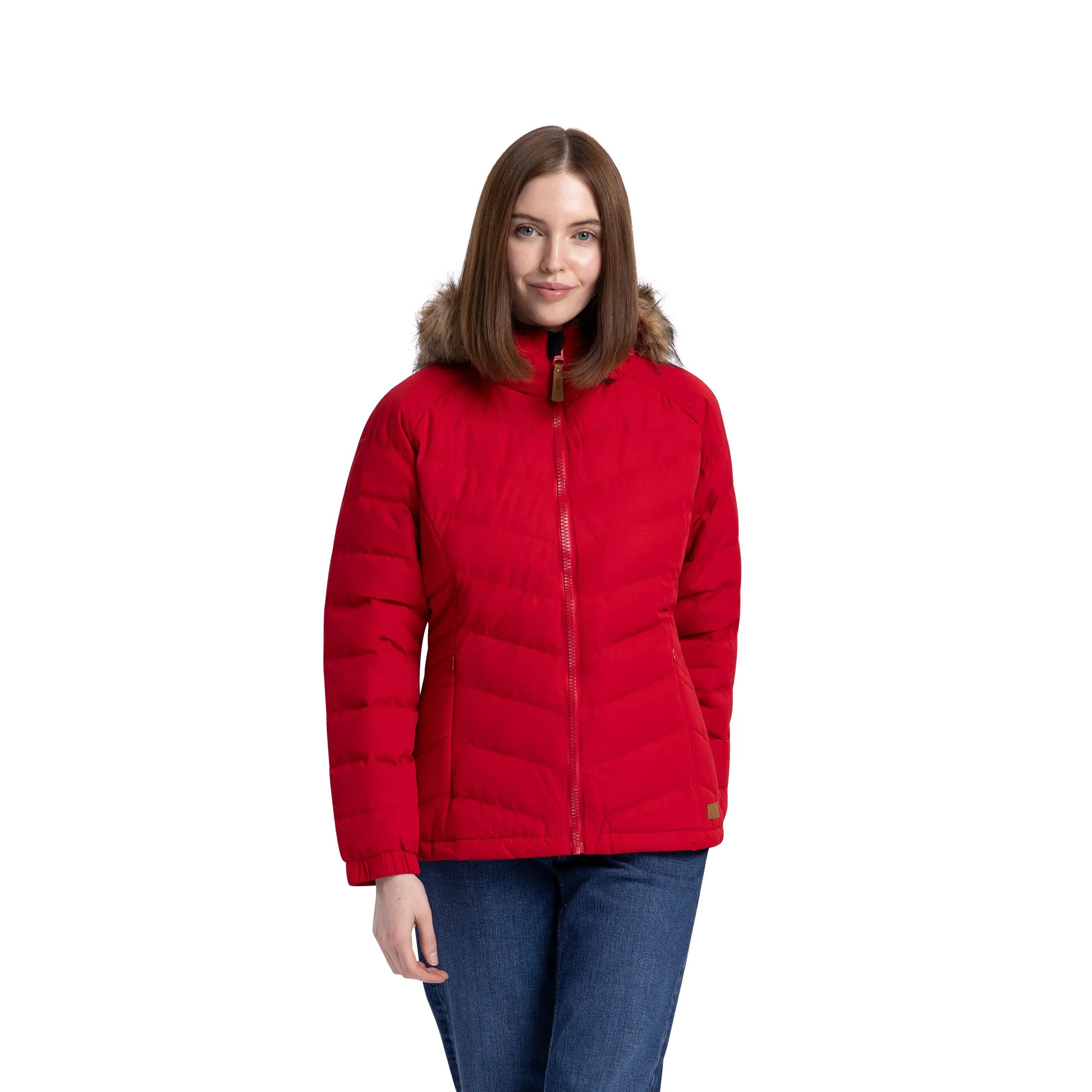 Trespass Women's Red Nadina Waterproof Padded Jacket - Xxl
