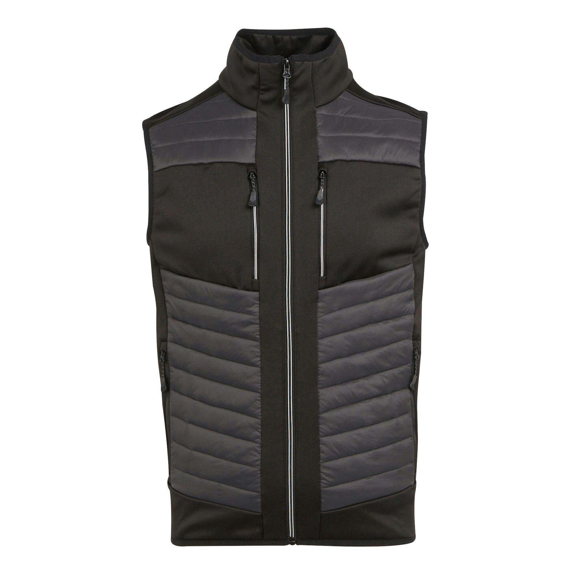 Regatta Unisex Black Professional Adult Thermal Hybrid Body Warmer - Ash/ - Xs - Ash/ - 90% Polyester/10% Elastane