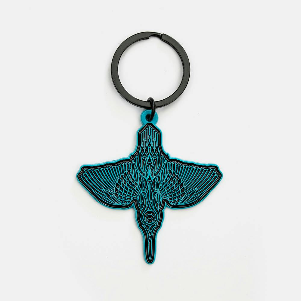 Kumu Blue/Black Take Flight Keyring - One Size