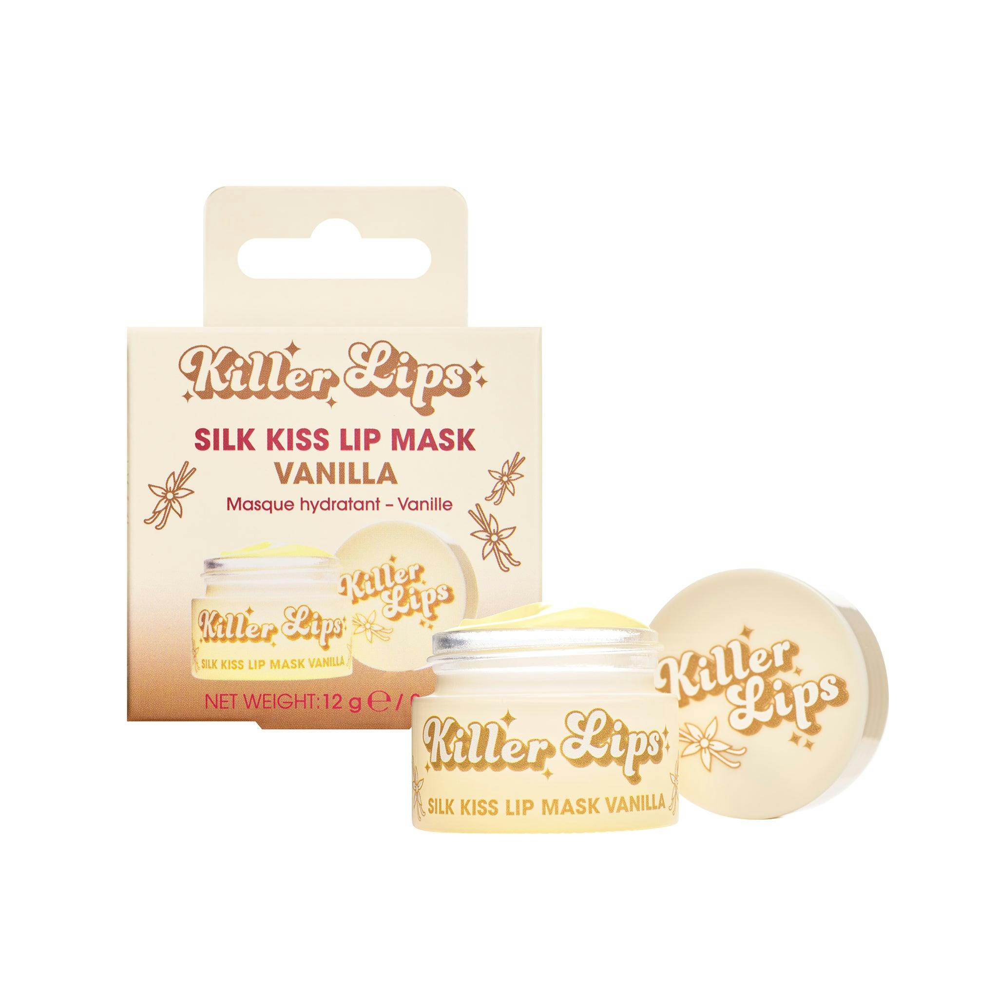 Killer Lips Silk Kiss Lip Mask Vanilla 12g – Overnight Hydrating Lip Treatment with Coconut Oil, Aloe Vera & Vitamin E, Nourishing Lip Balm for Soft, Smooth Lips, Vegan Friendly - Image 4