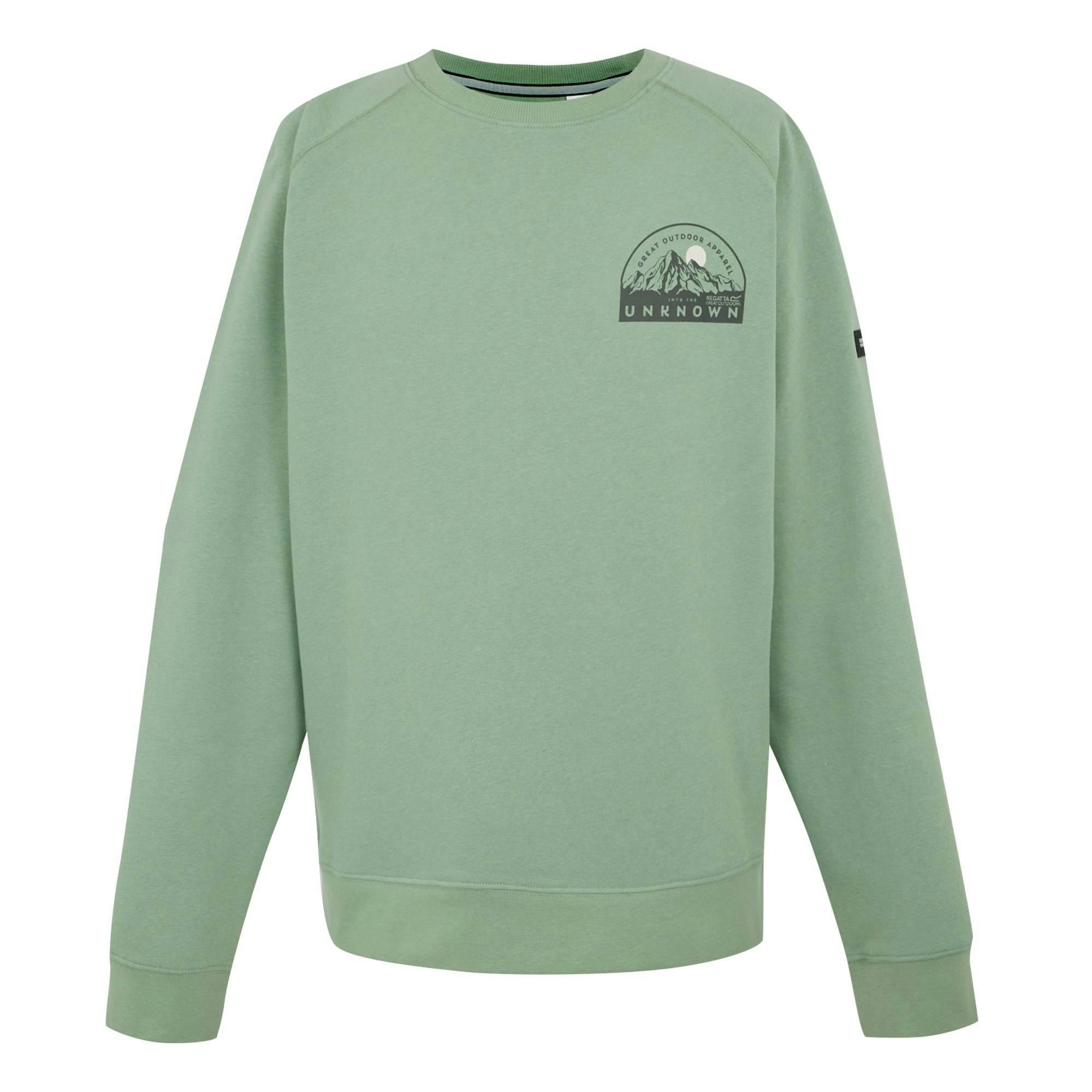Regatta Men's Nithsdale Mountain Crew Neck Sweatshirt - Glacier - Glacier - Xxl
