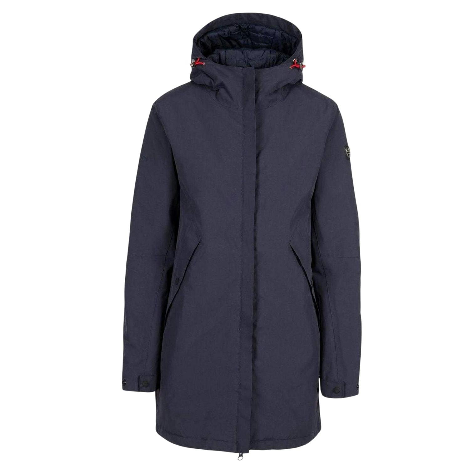 Trespass Women's Tp75 Waterproof Jacket - Navy - 6 Uk - Navy - 100% Mixed