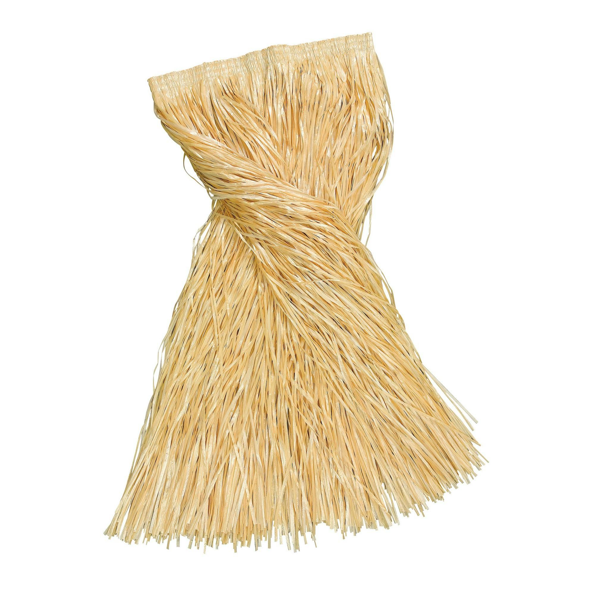 Bristol Novelty Unisex Adults Budget Long Grass Skirt - Plain - One Size - Plain