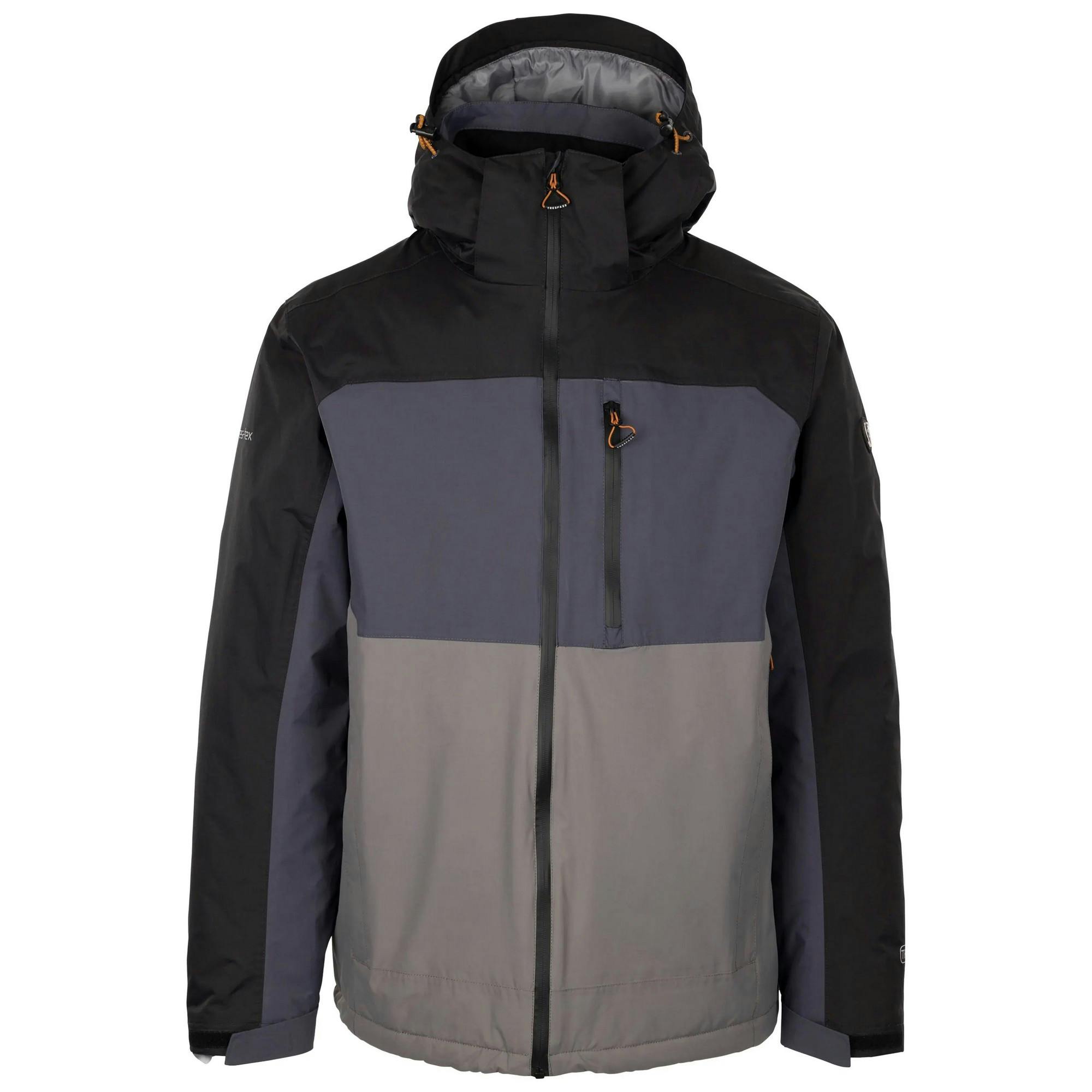 Trespass Men's Black Dulverton Padded Jacket - L - 100% Polyamide
