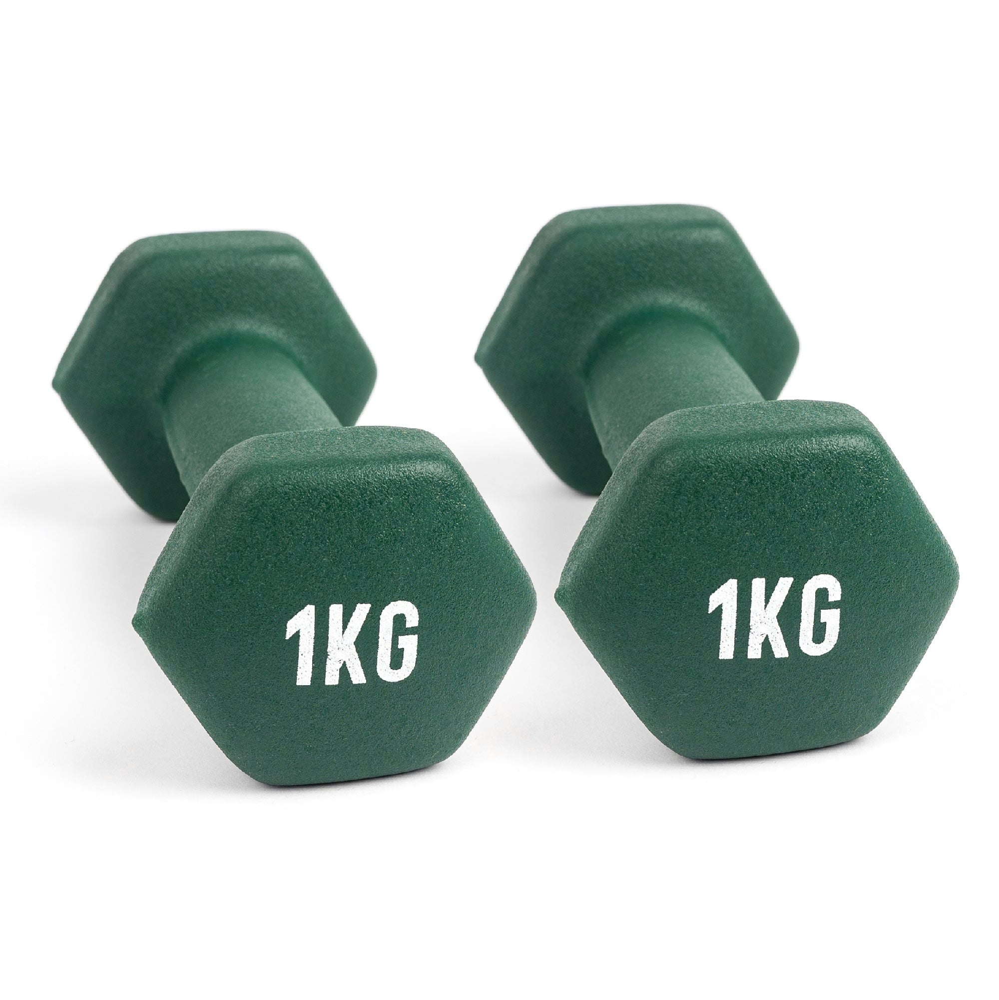 Myga Hex Dumbbell Pairs: 1Kg To 10Kg - 1Kg