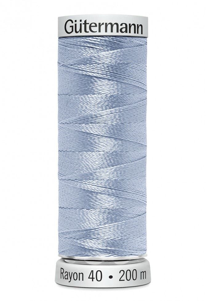 Gutermann No 40 Sulky Rayon Embroidery Thread 200M Rayon Thread Suitable For Embroidery - 1223 - 200 Metres