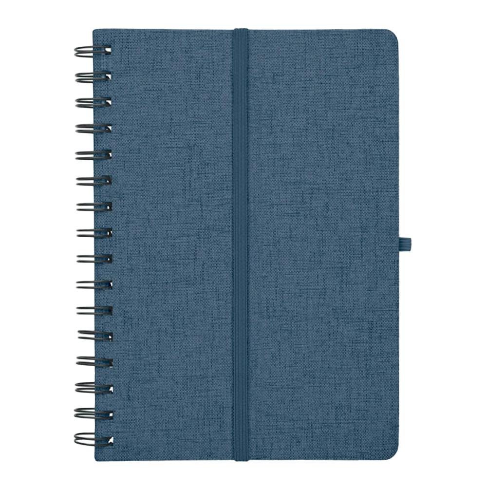 Midocean Blue Strata A5 Notebook - 1.5Cm X 14.7Cm X 21Cm