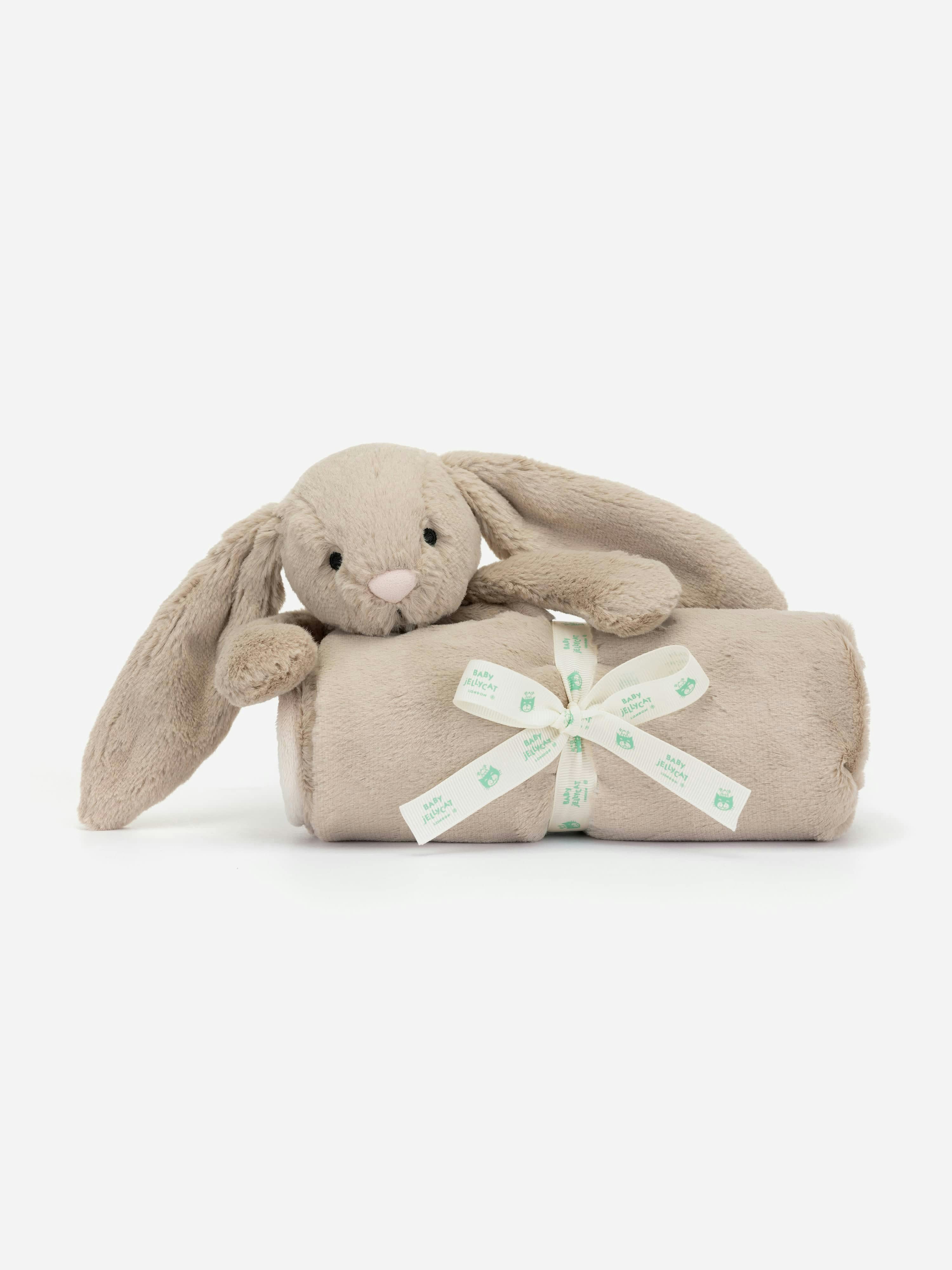 Rackhams Beige Bashful Bunny Blanket In (70 Cm) - One Size