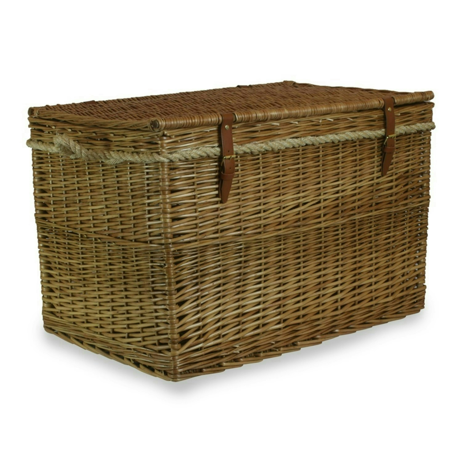 Rackhams Light Large Steamed Wicker Storage Basket - Unlined